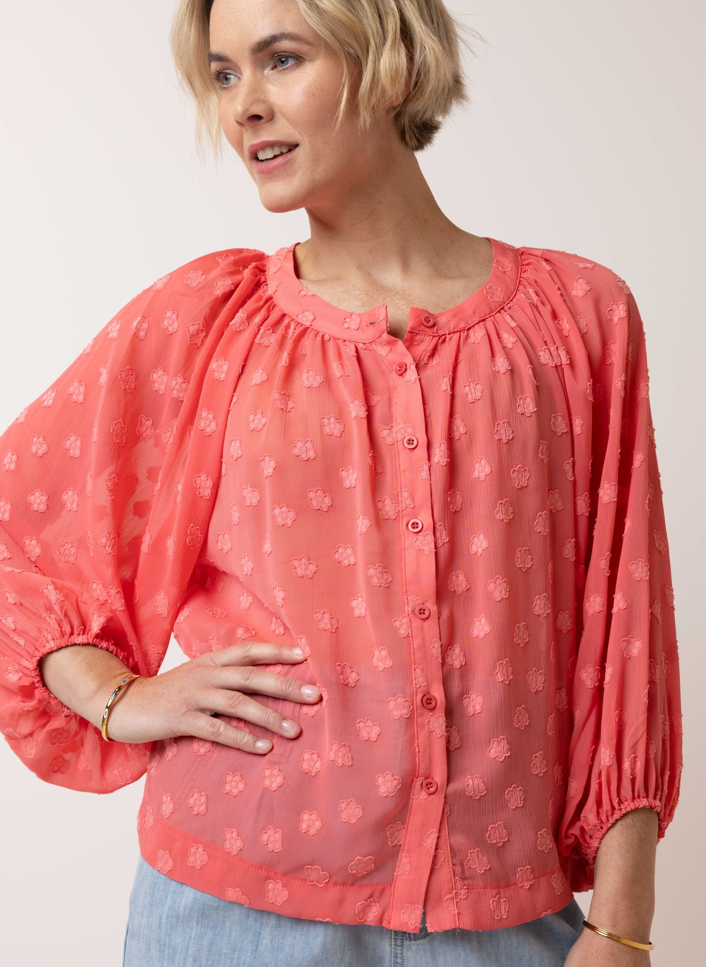 Norah Roze blouse pink 214641-900