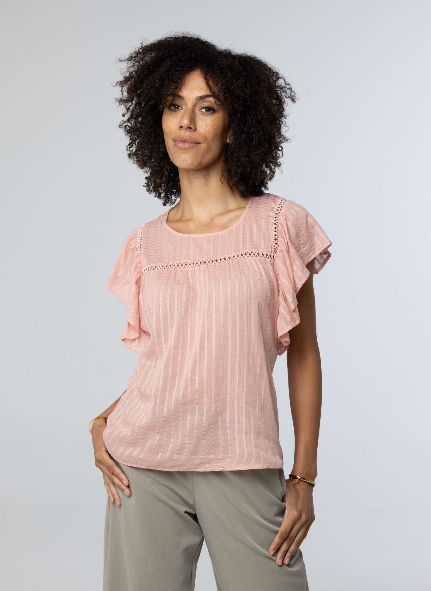 Norah Roze blouse rose 213854-907