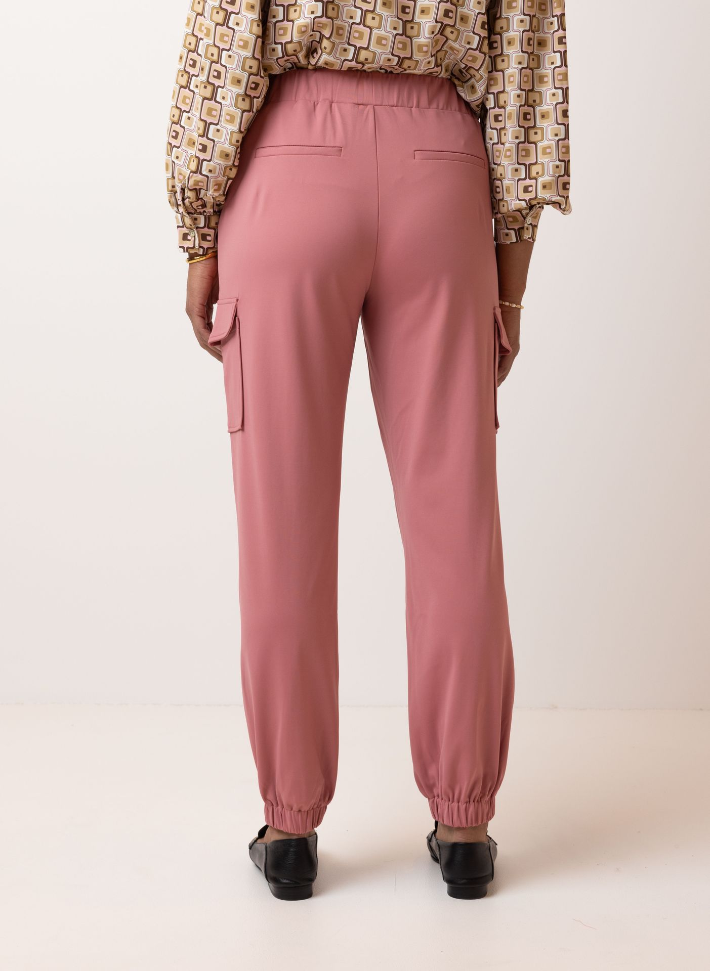 Norah Roze cargo broek blush 213991-905