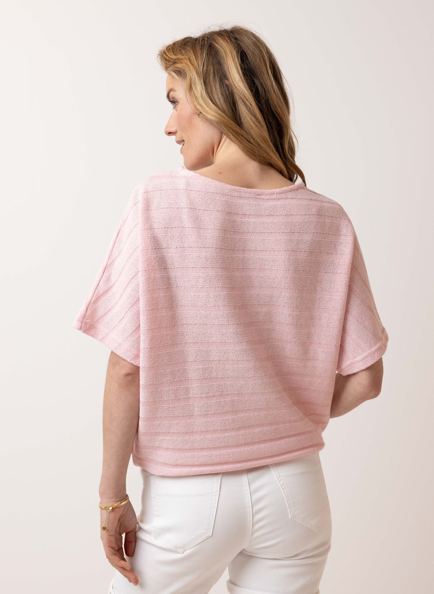 Norah Roze fijngebreid shirt pink 215058-900