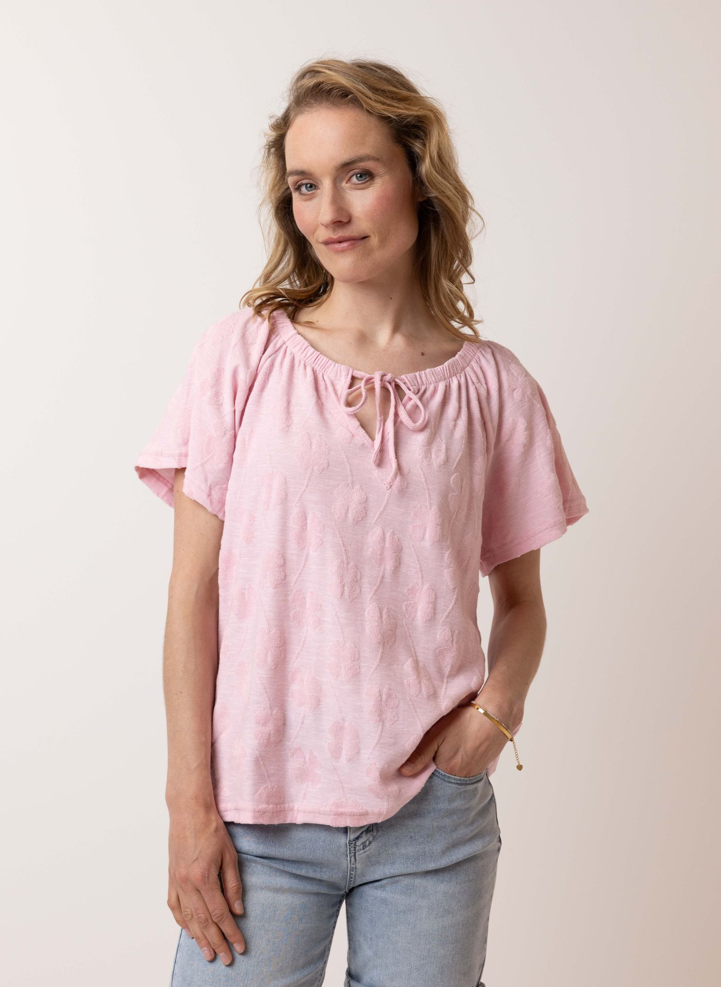 Norah Roze shirt rose 214560-907