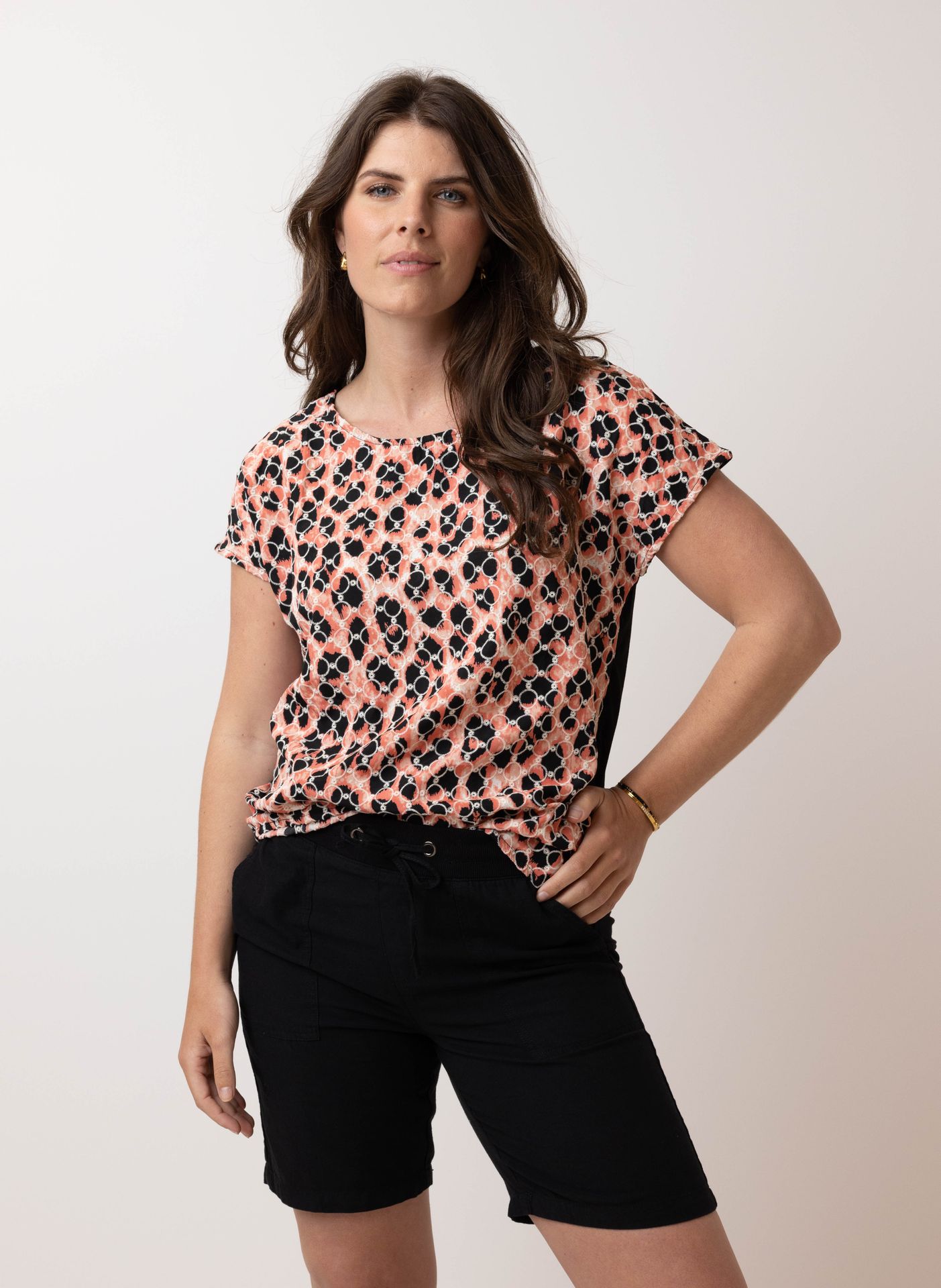 Norah Roze shirt rose multicolor 213985-910