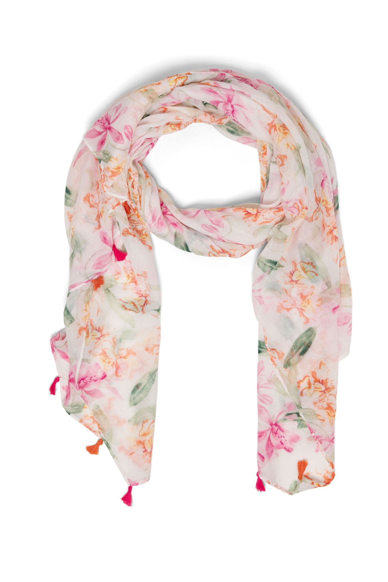 Norah Roze sjaal pink multicolor 213590-920