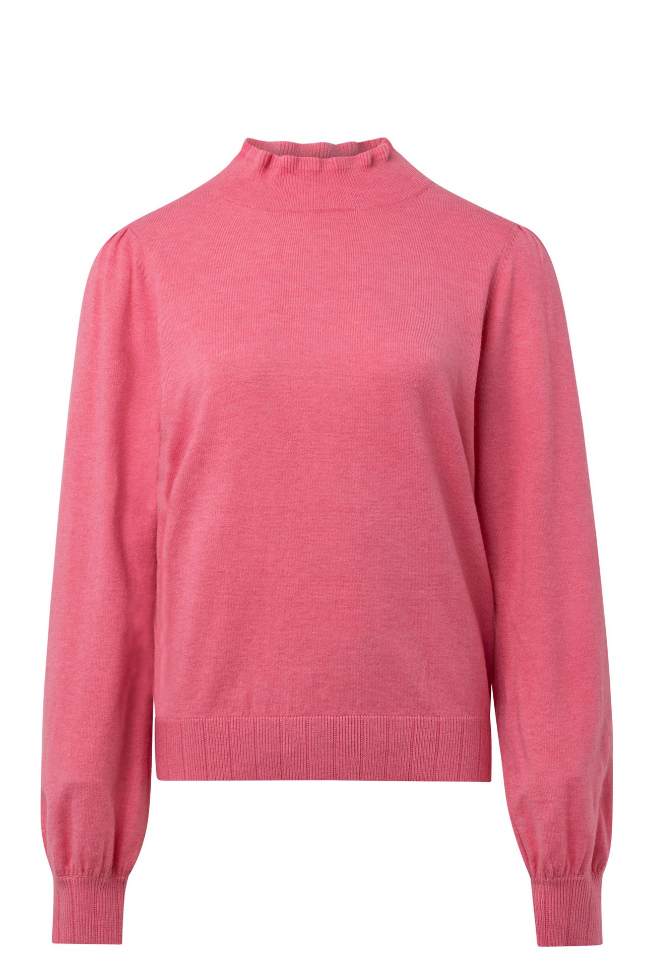 Norah Roze trui met ruches pink 215077-900