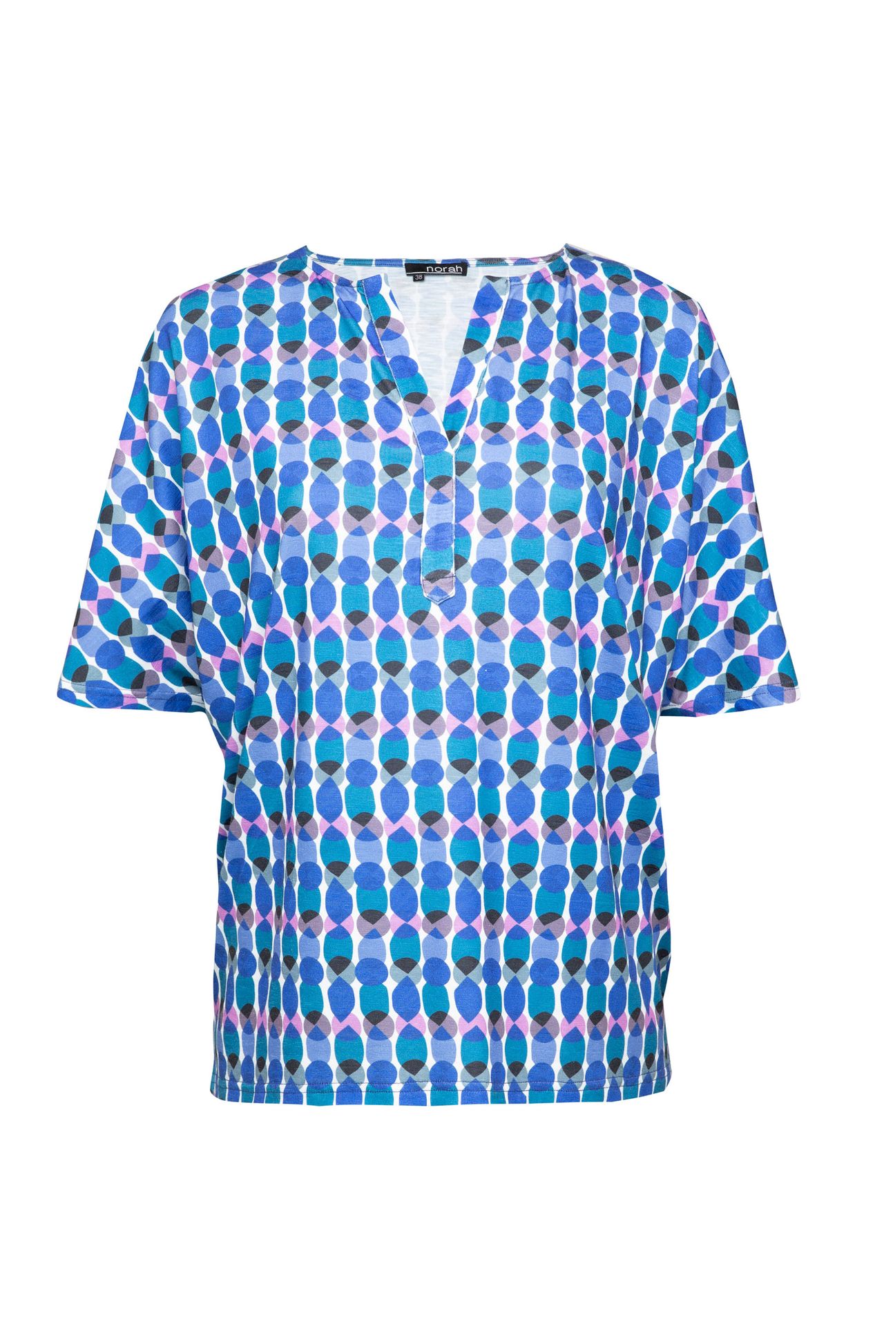 Norah Shirt blauw multi cobalt multicolor 212756-469