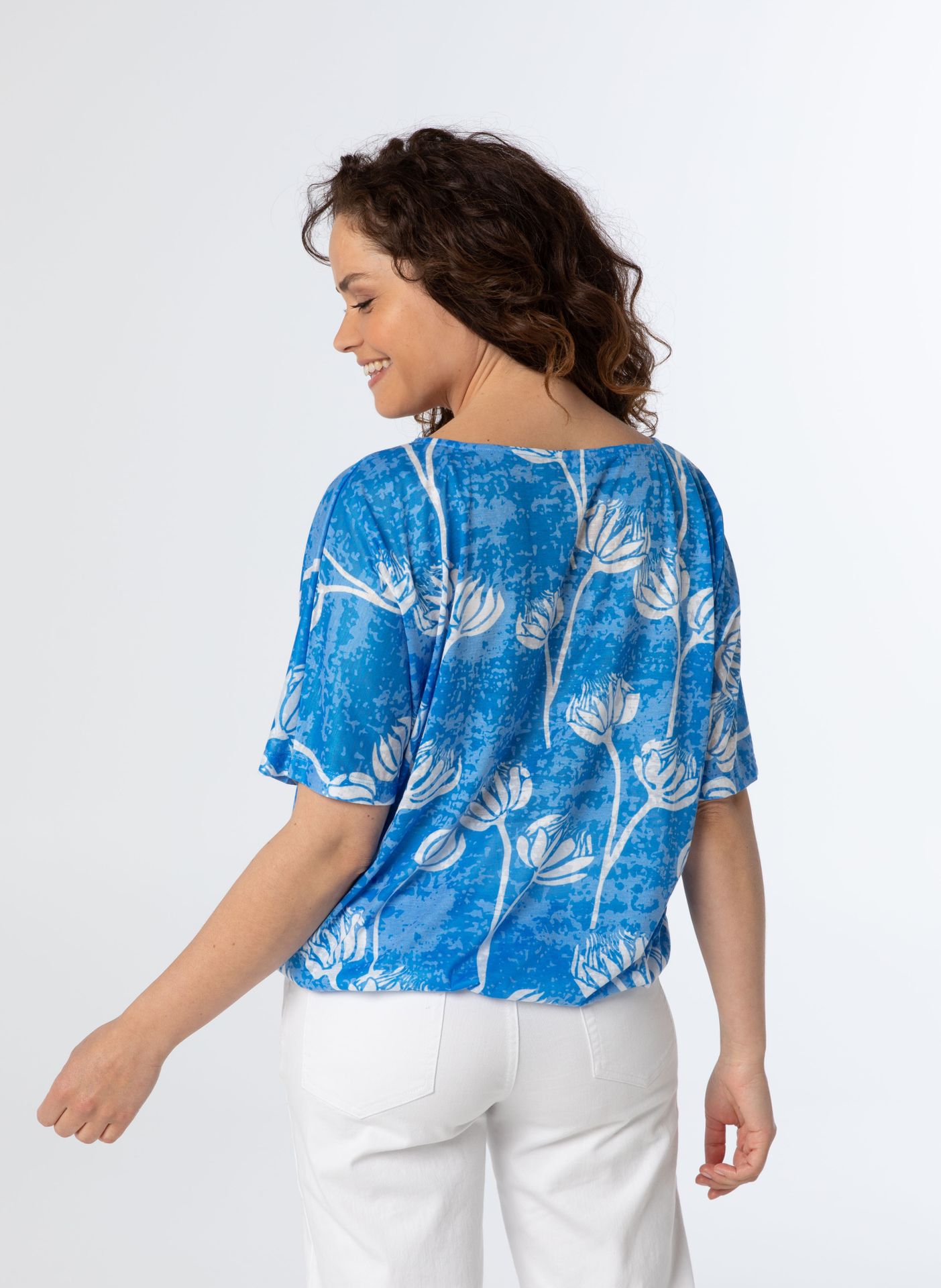 Norah Shirt blauw wit  blue/white 213096-431