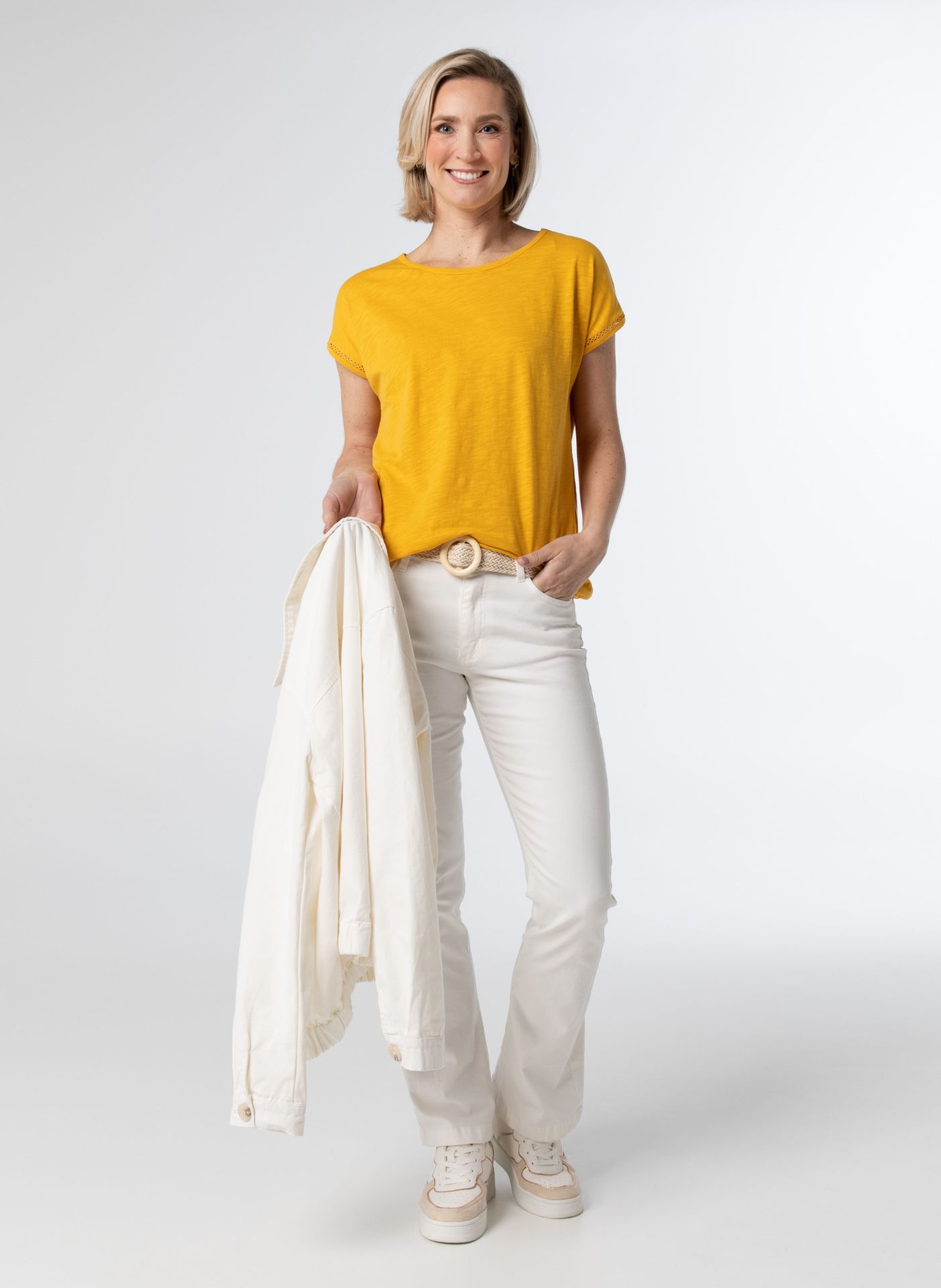 Norah Shirt geel mango 209485-304
