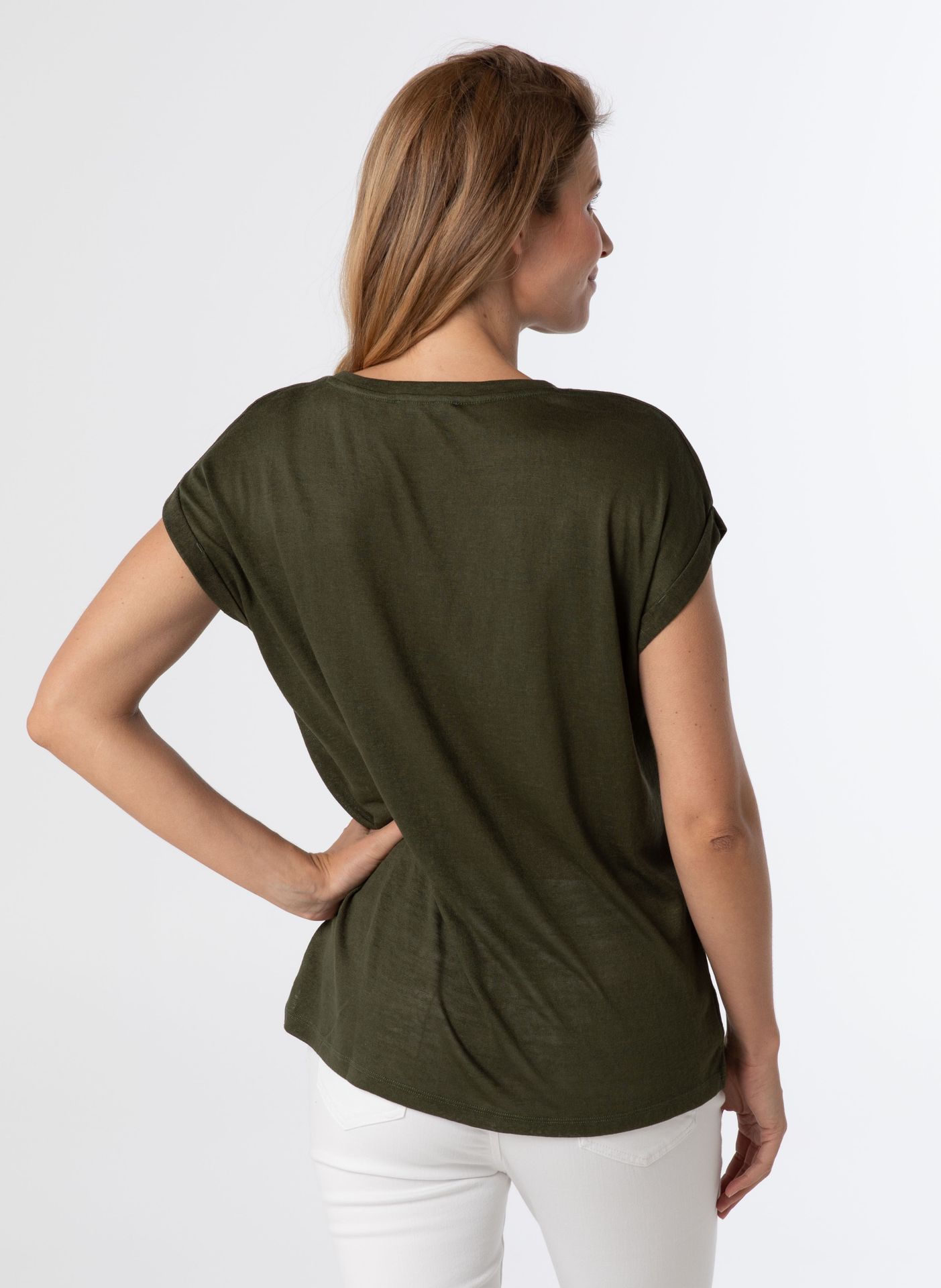 Norah Shirt groen dark army 211185-580