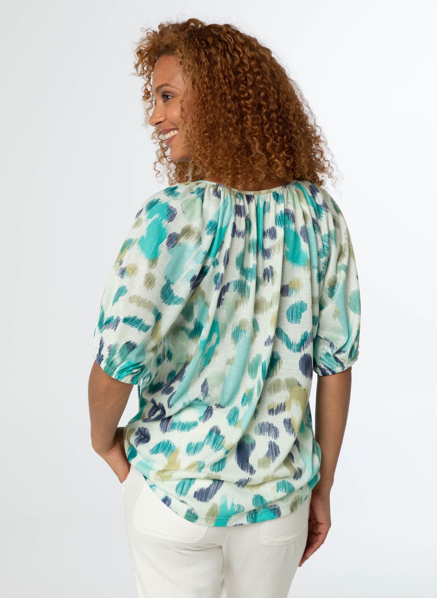 Norah Shirt groen multi mint multicolor 213032-513