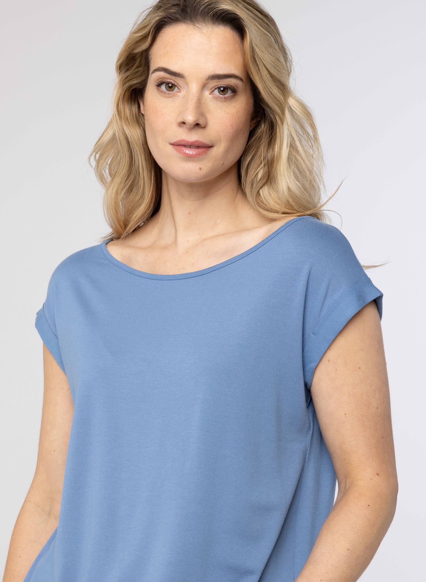 Norah Shirt Marije lichtblauw denim blue 203656-472