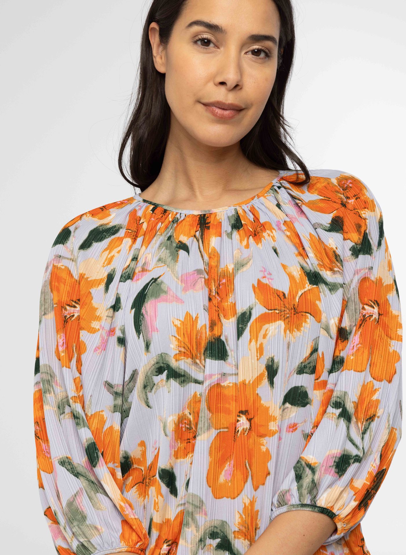 Norah Shirt met bloemenprint lilac multicolor 214141-801