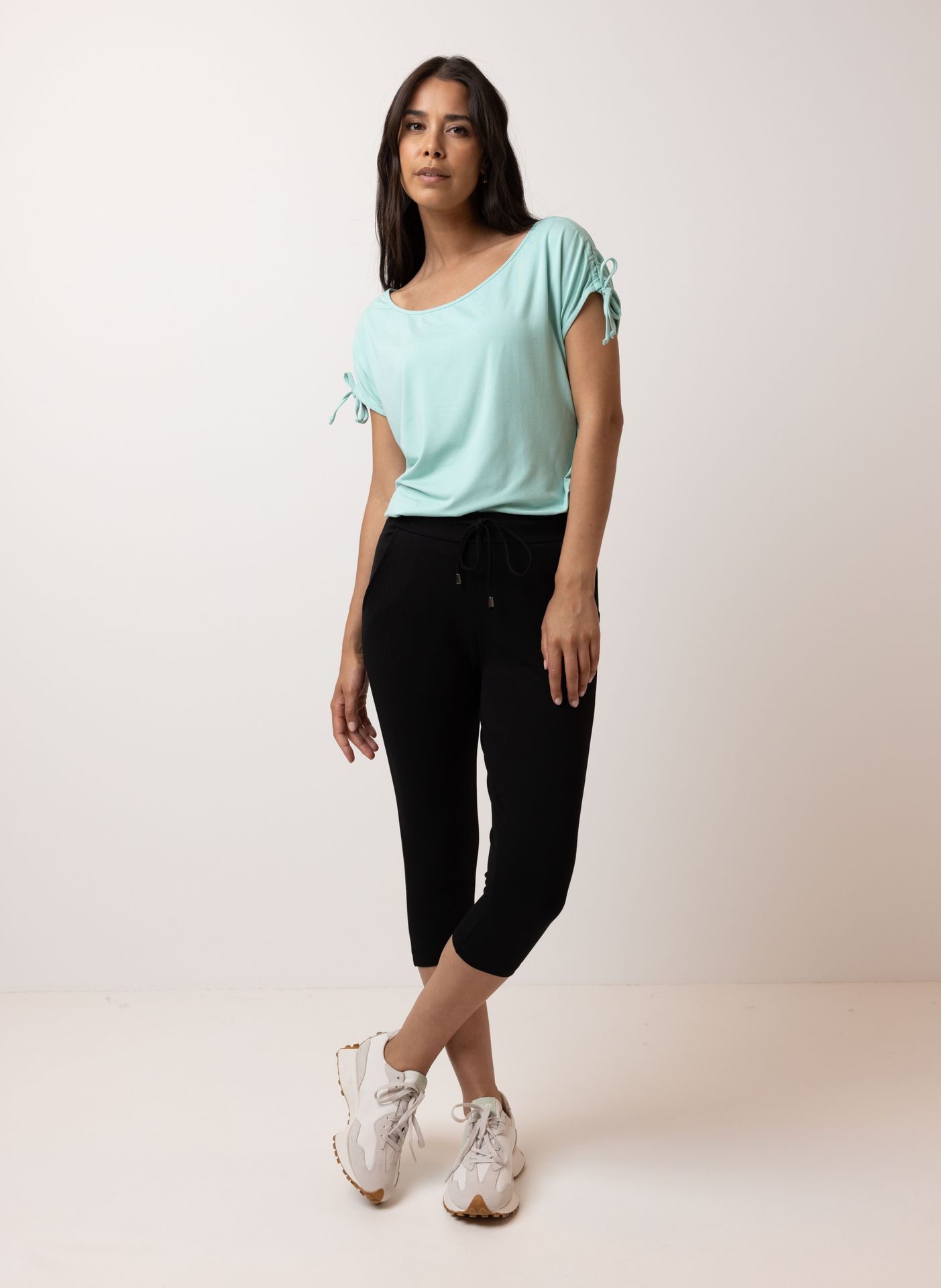 Norah Shirt met koordjes pastel green 209997-512