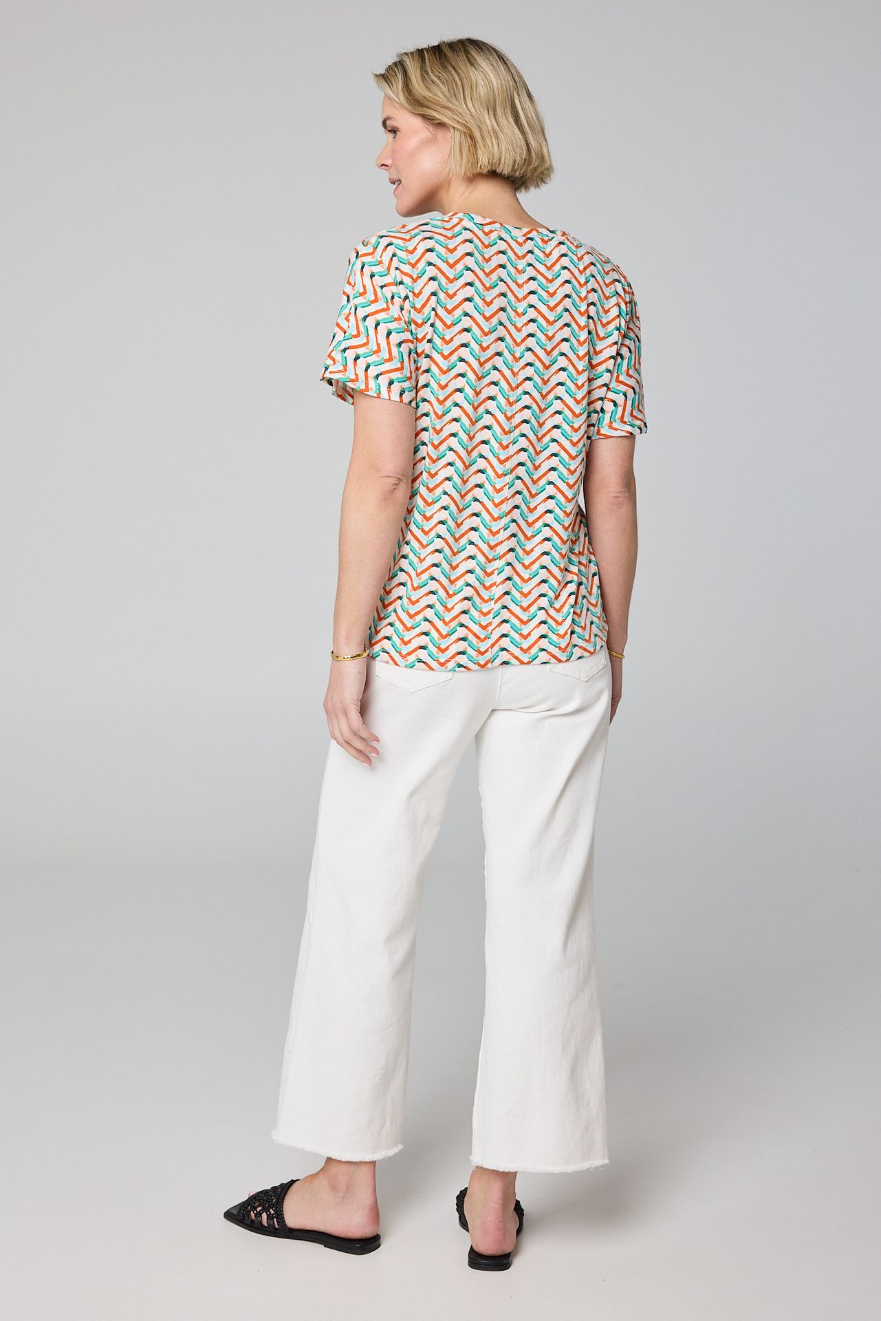 Norah Shirt met print jade multicolor 212857-573