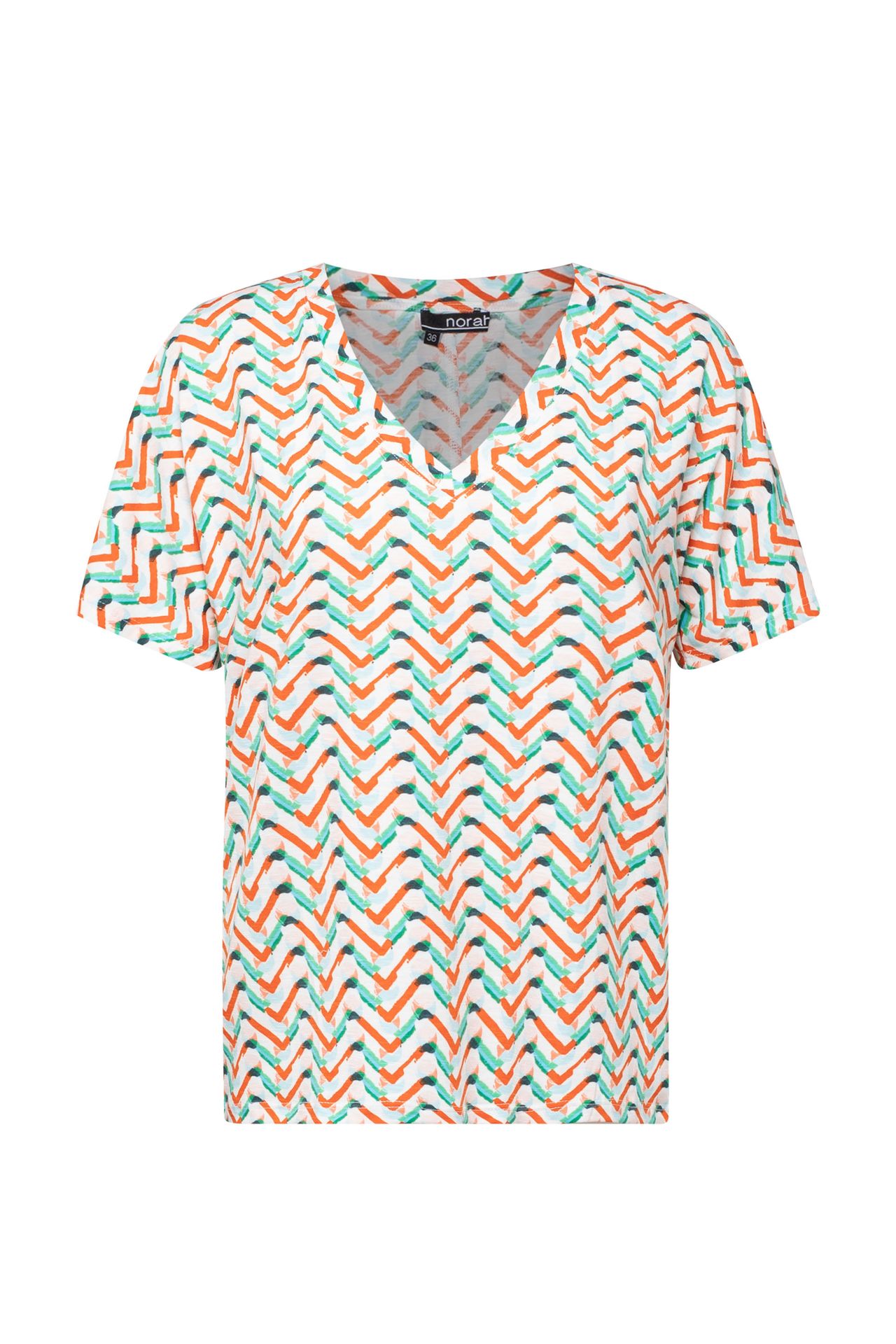Norah Shirt met print jade multicolor 212857-573