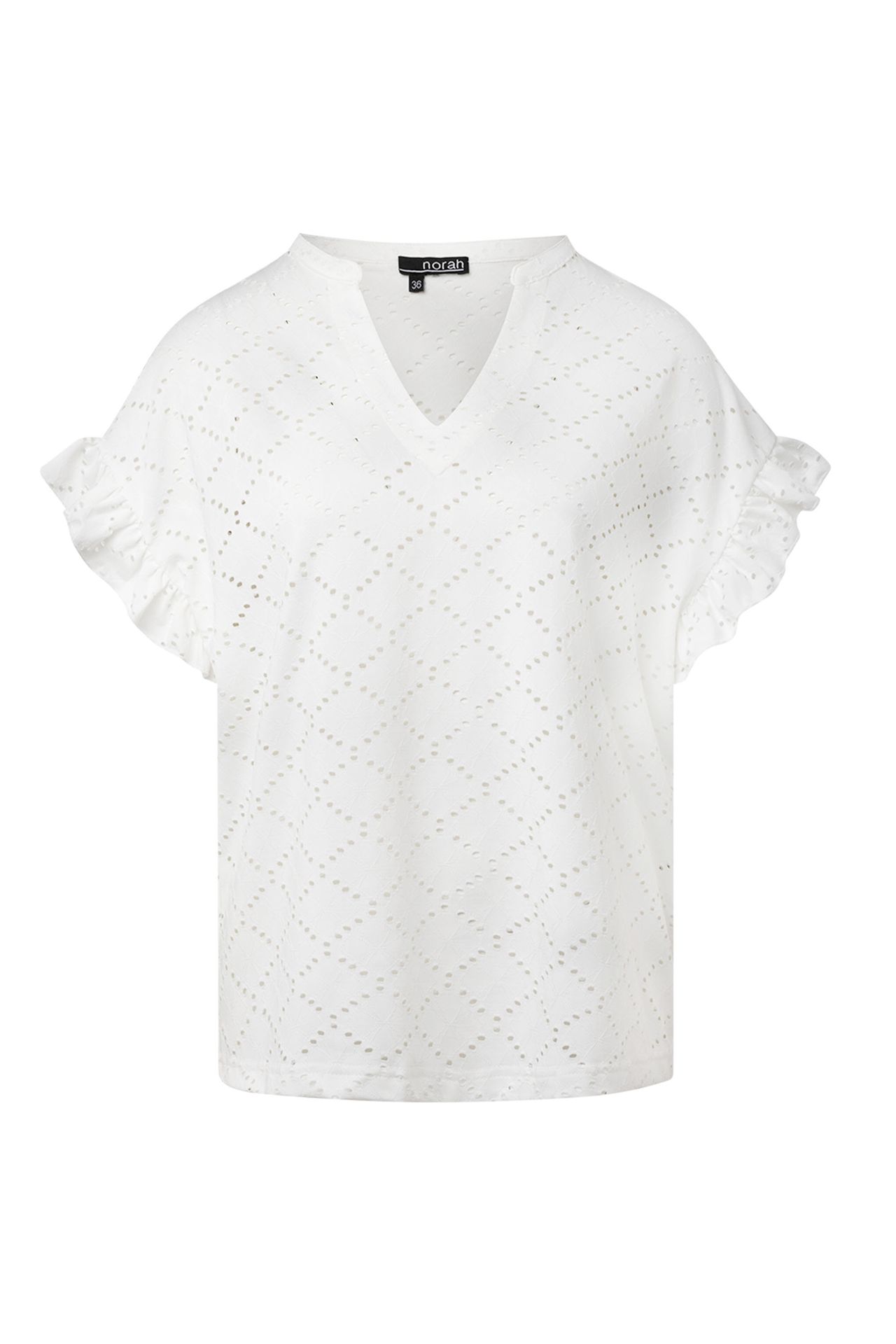 Norah Shirt met ruches off-white 213677-101