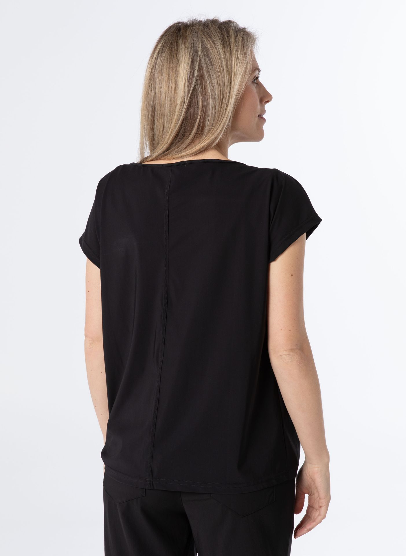 Norah Shirt zwart travelstof black 211418-001