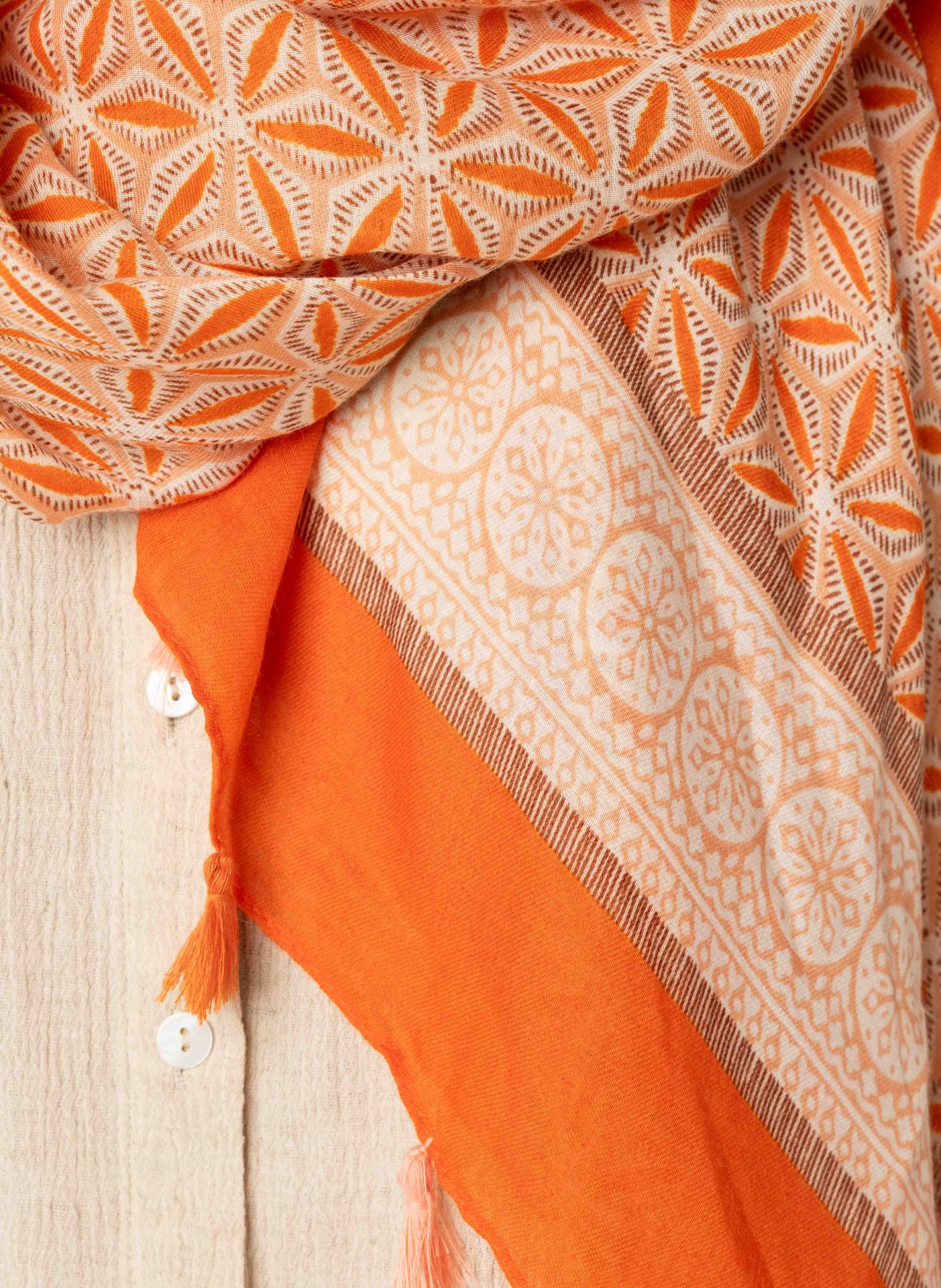Norah Sjaal oranje orange multicolor 213646-720