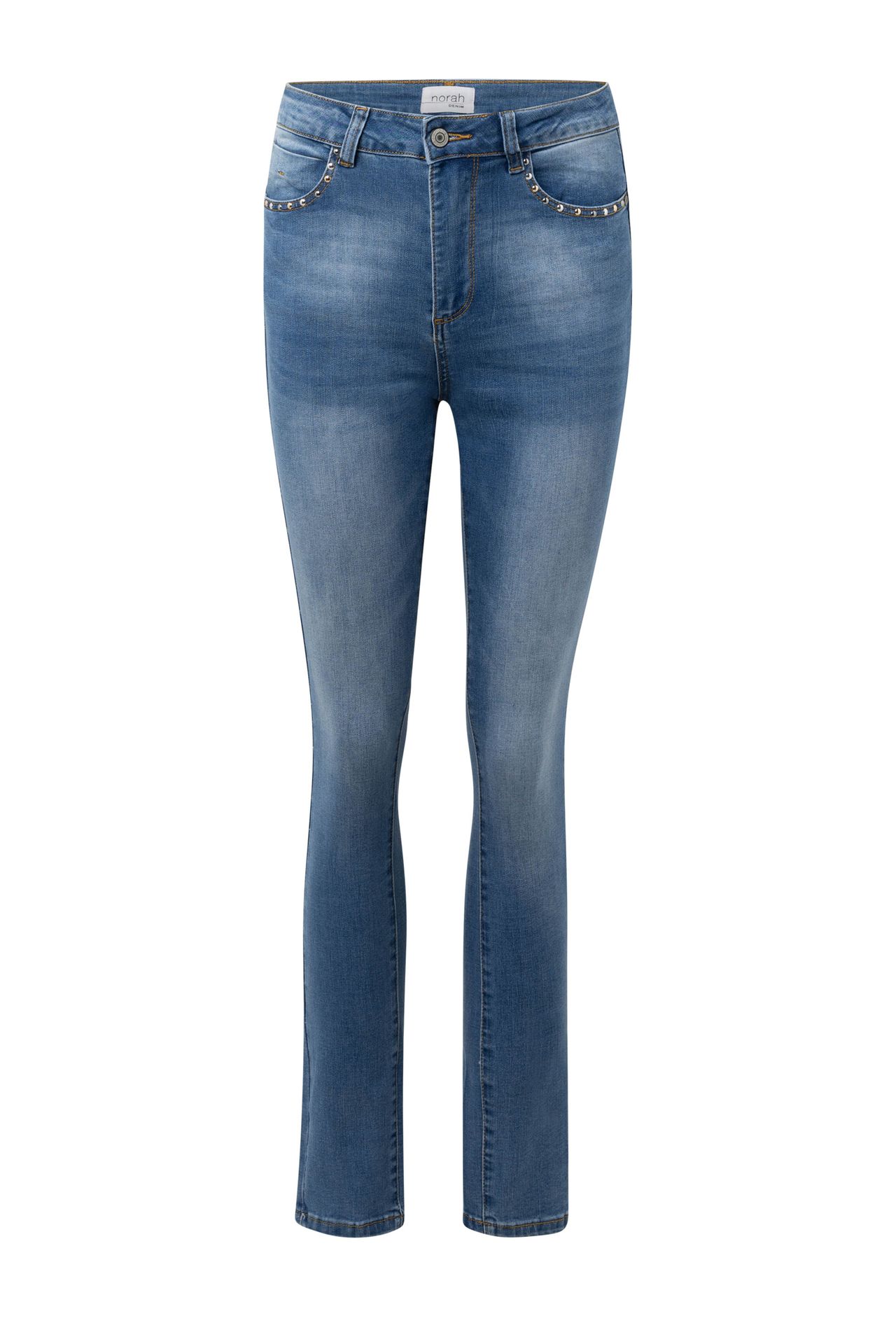 Norah Skinny jeans met studs blue 215030-400