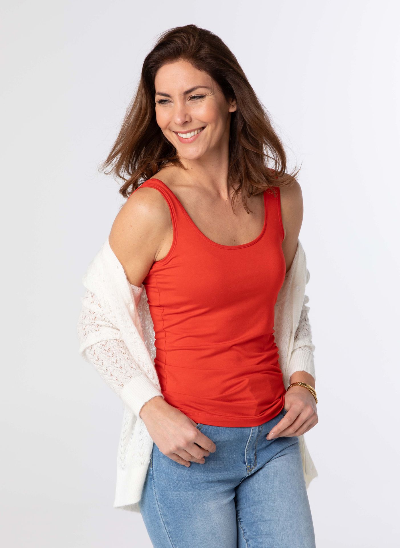 Norah Top Marianne rood tomato 212247-668