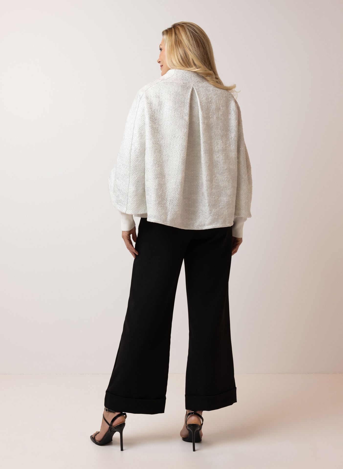 Norah Witte bouclé blazer off-white 215891-101