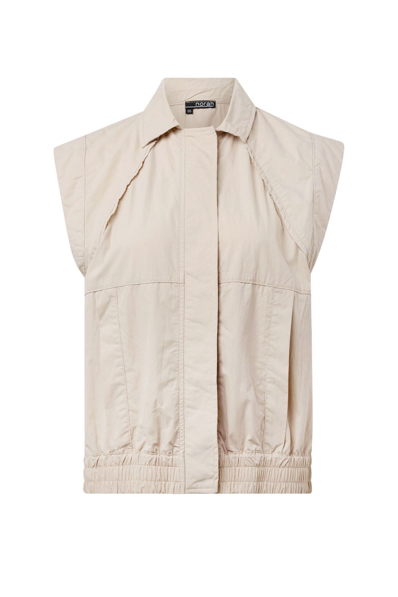 Norah Zandkleurig gilet sand 214748-110