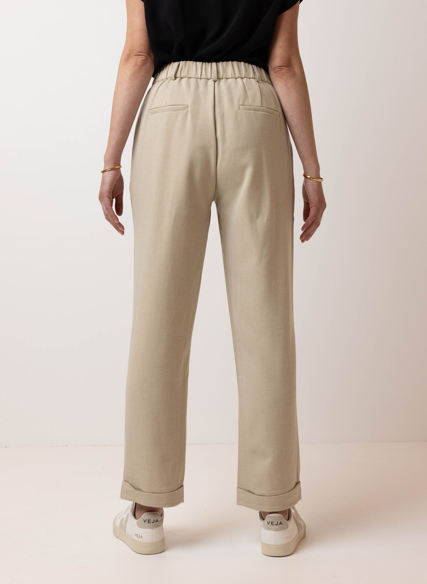 Norah Zandkleurige pantalon light sand 214707-111