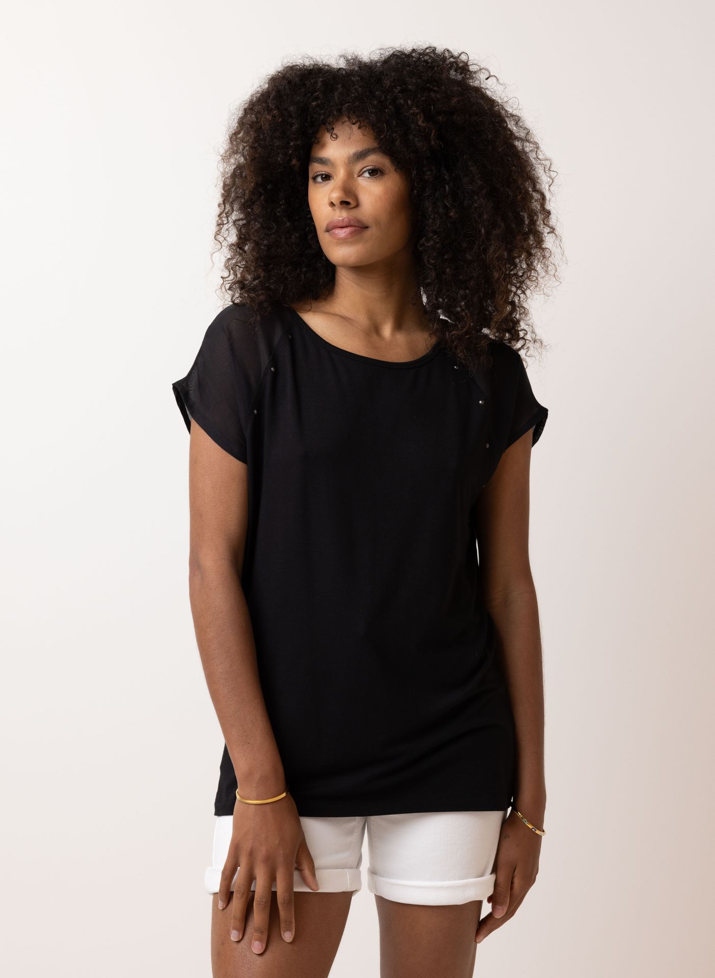 Norah Zwart shirt black 209719-001