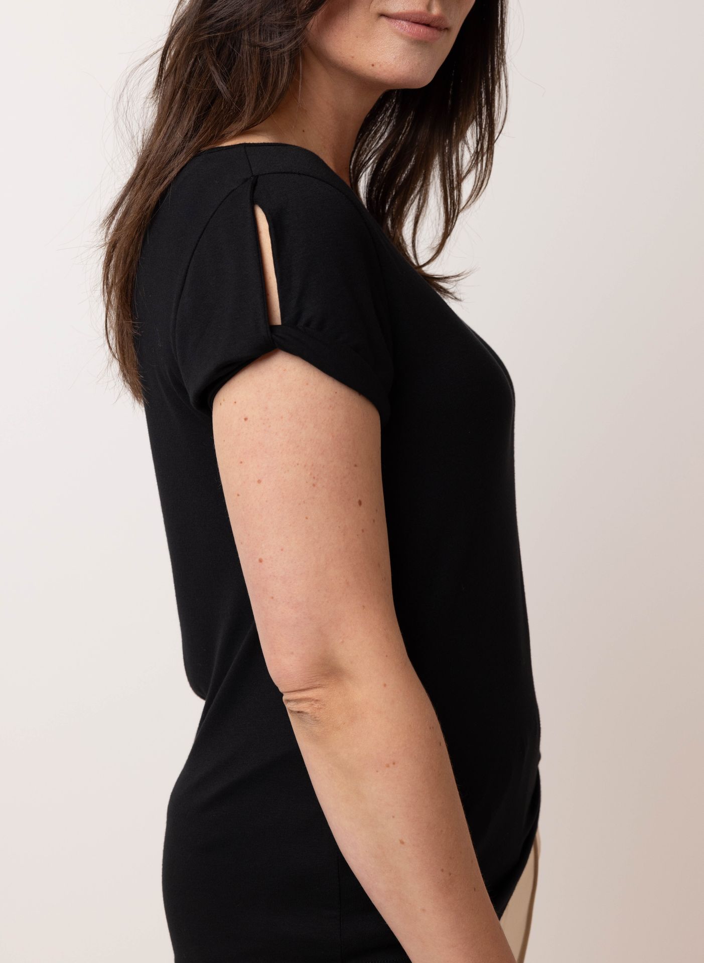 Norah Zwart shirt black 210216-001