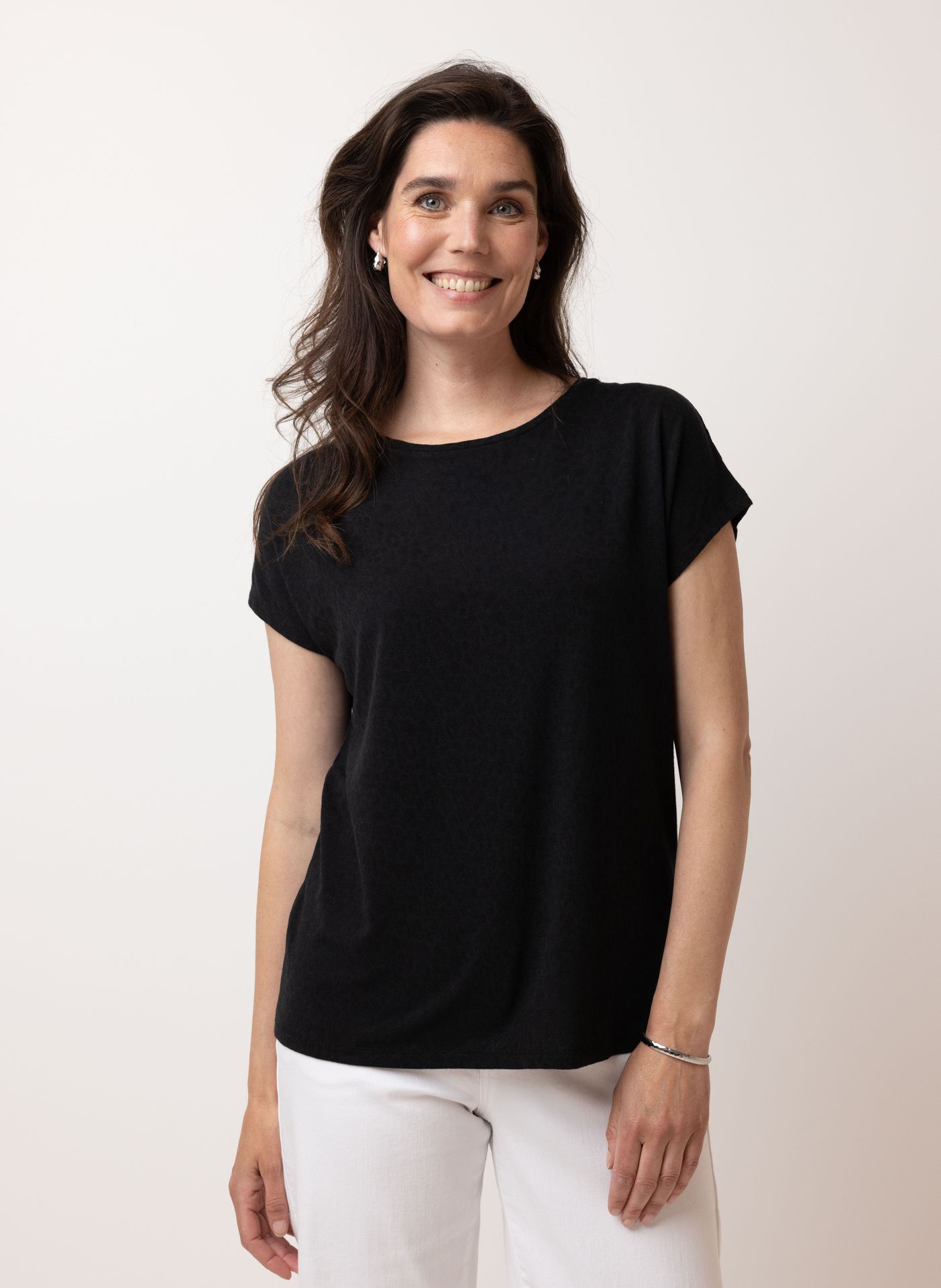 Norah Zwart shirt black 210874-001