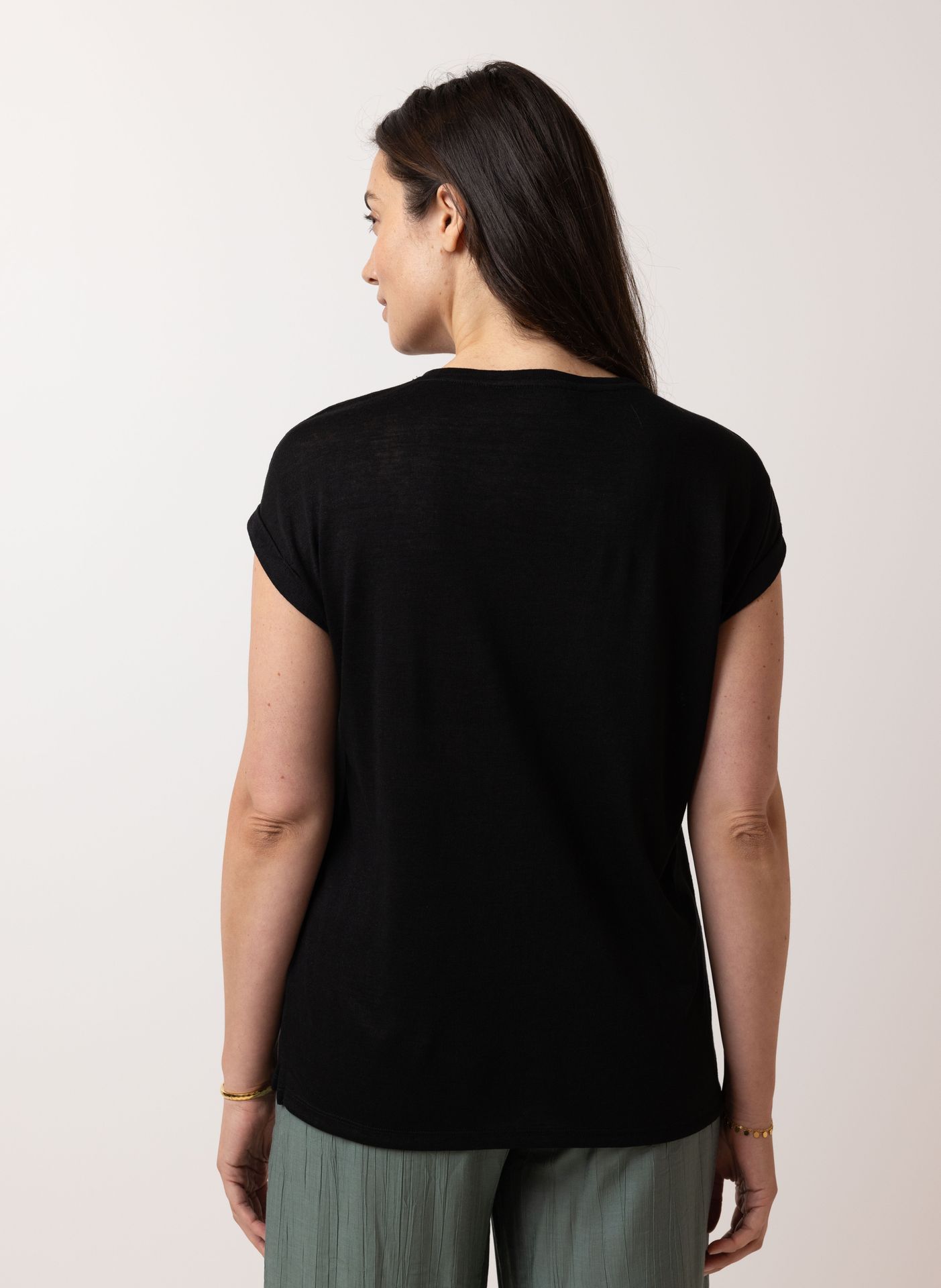 Norah Zwart shirt black 211185-001