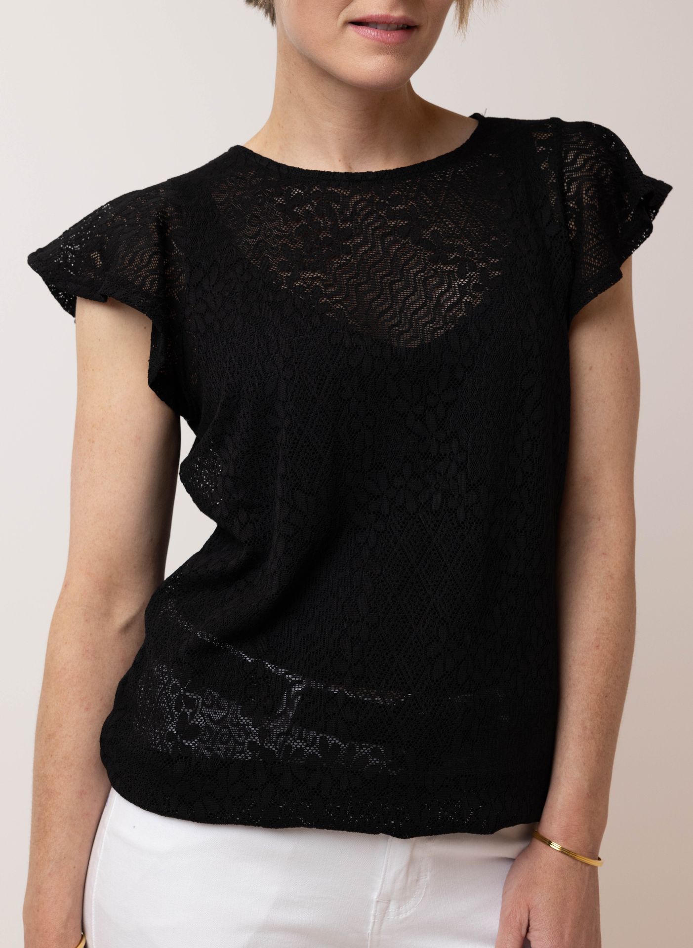 Norah Zwart shirt black 213613-001