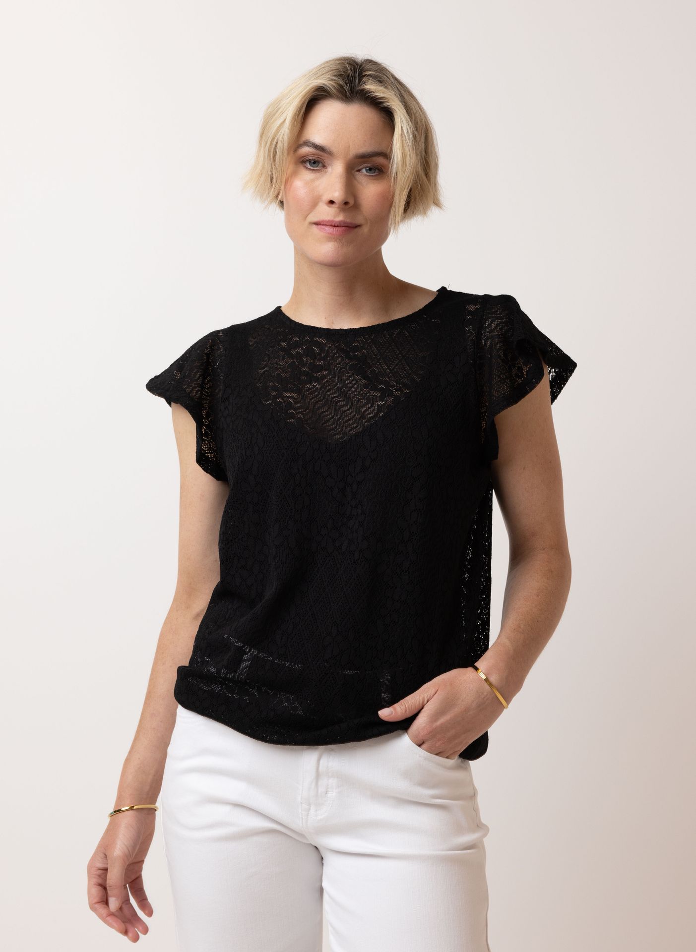 Norah Zwart shirt black 213613-001