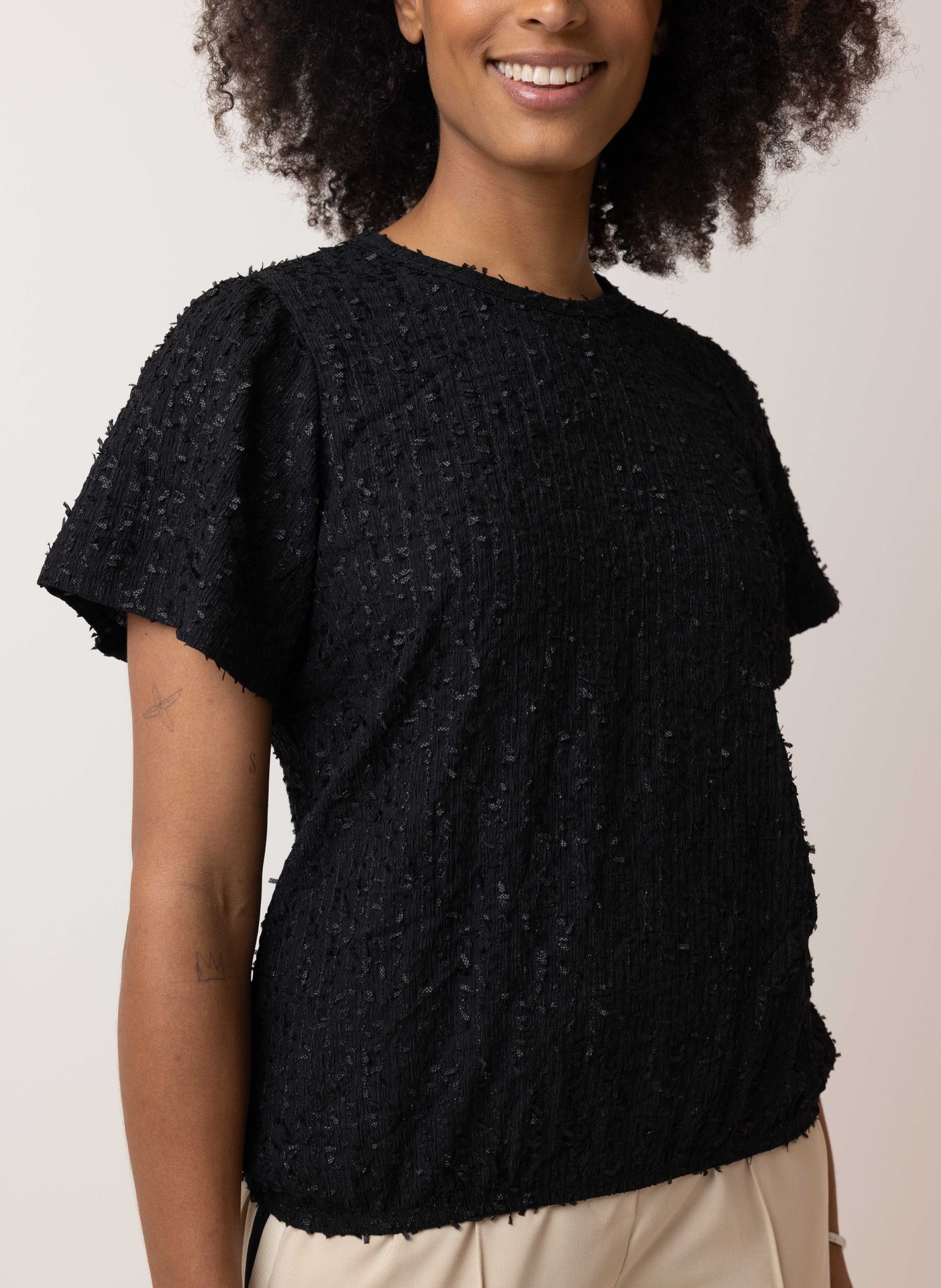 Norah Zwart shirt black 214673-001