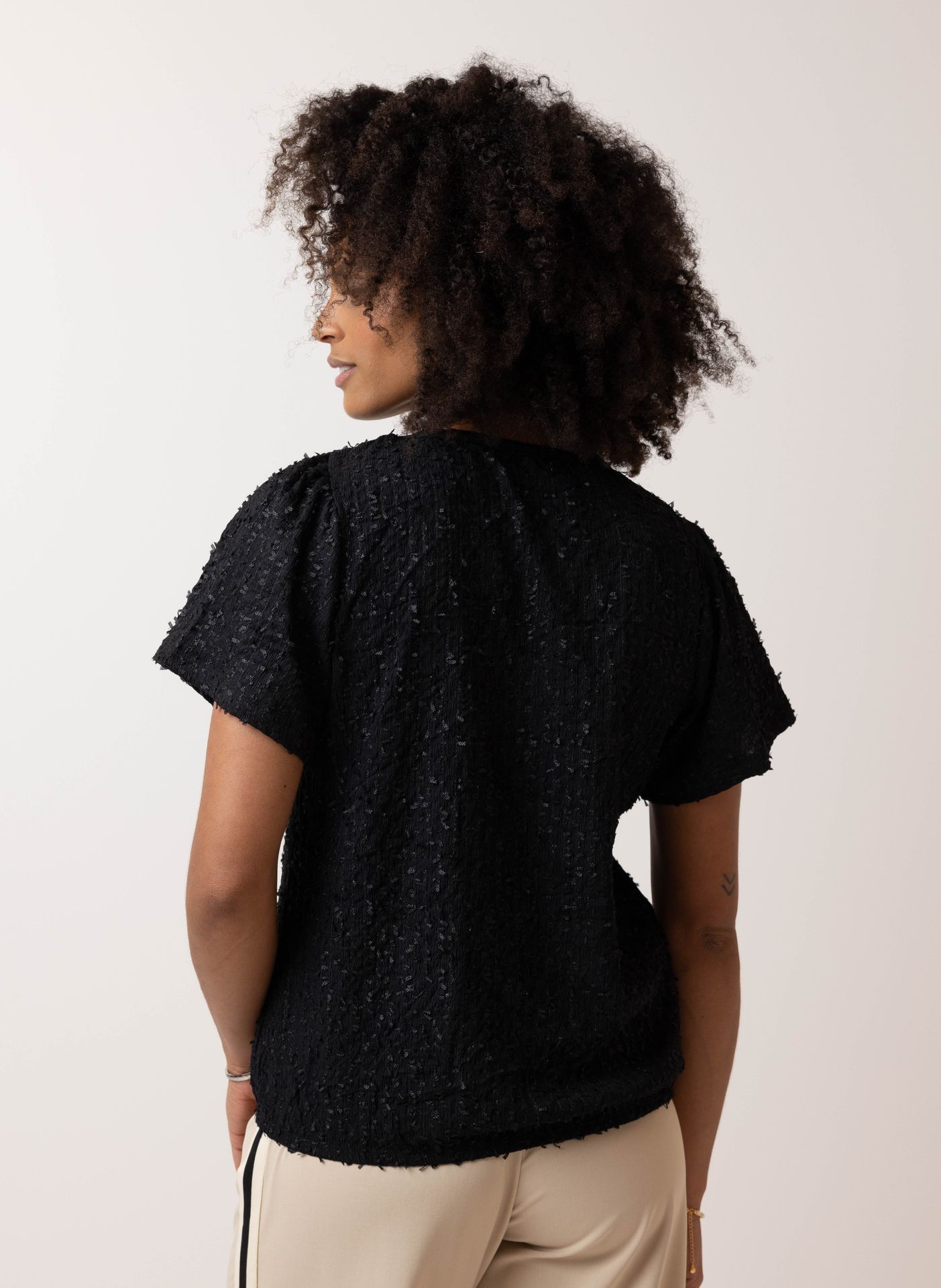 Norah Zwart shirt black 214673-001