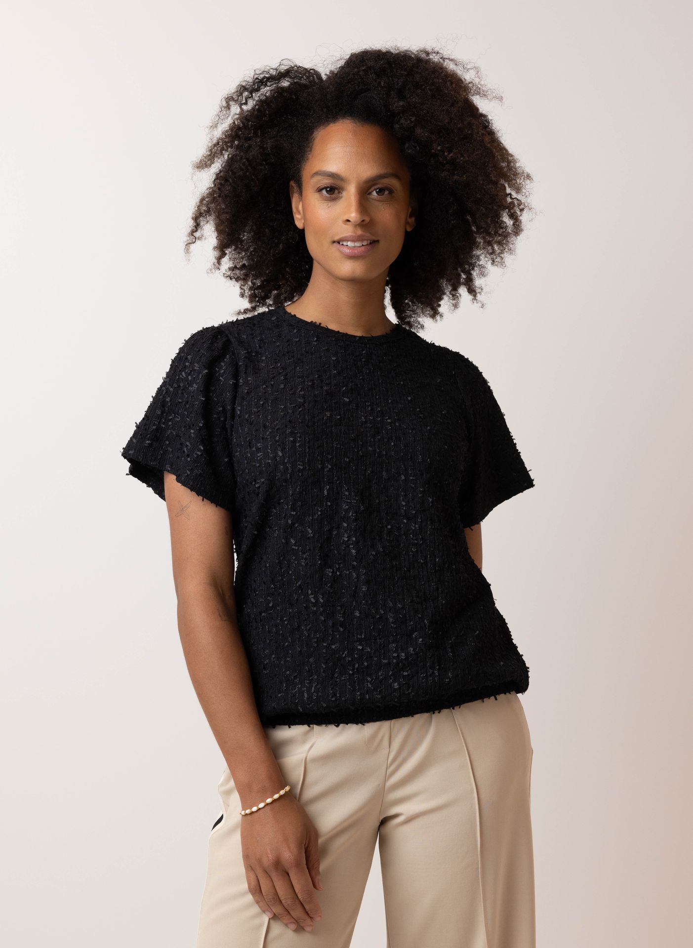 Norah Zwart shirt black 214673-001