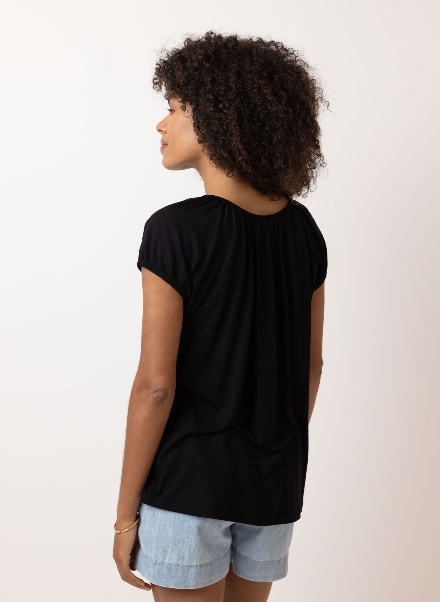 Norah Zwart shirt black 214751-001