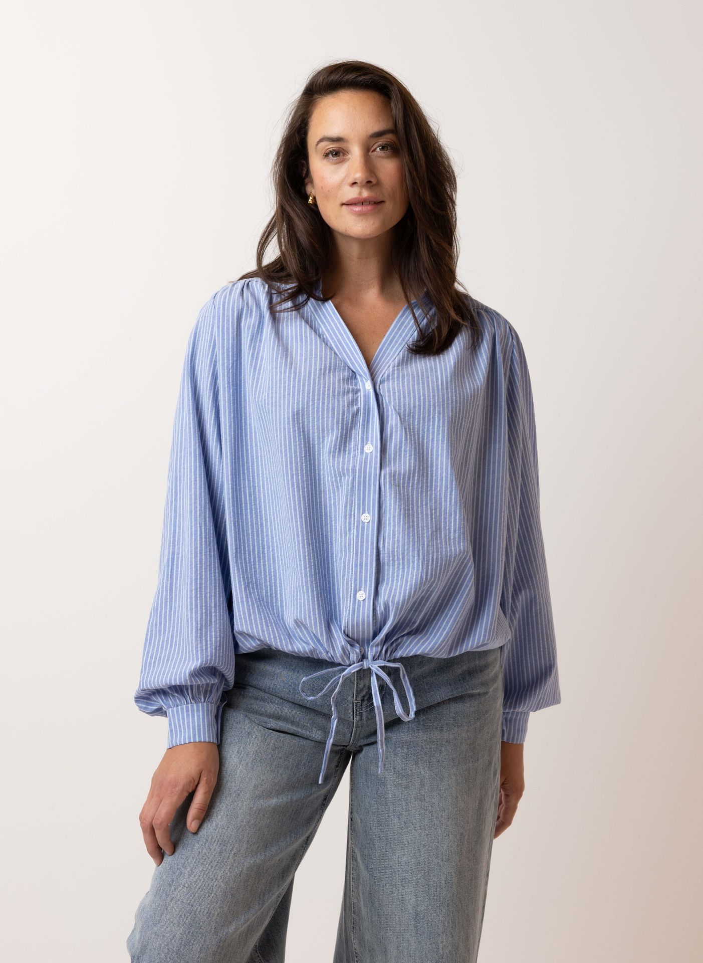 Norah Gestreepte blouse blue/white 214664-431