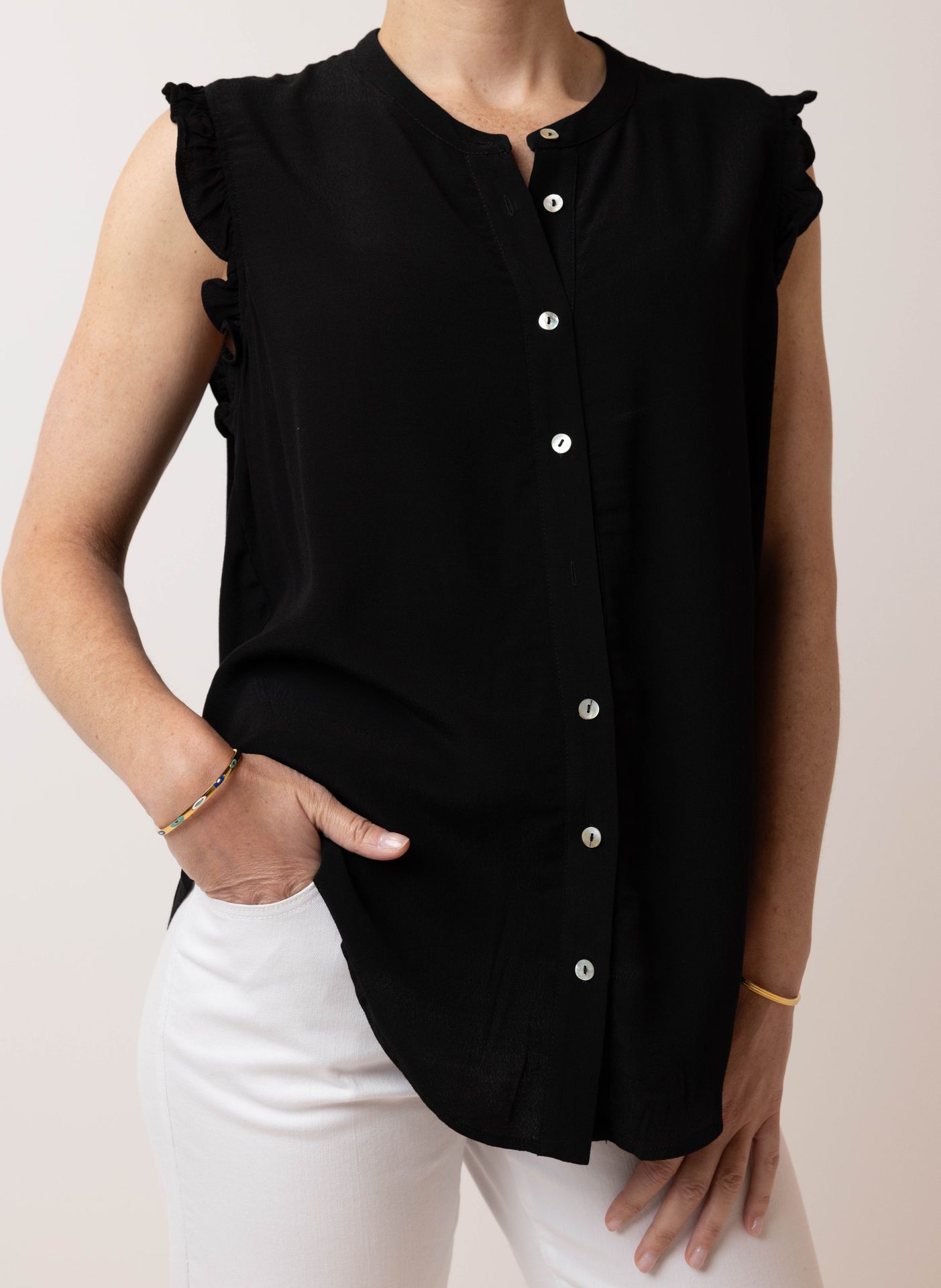 Norah Zwarte blouse black 213782-001