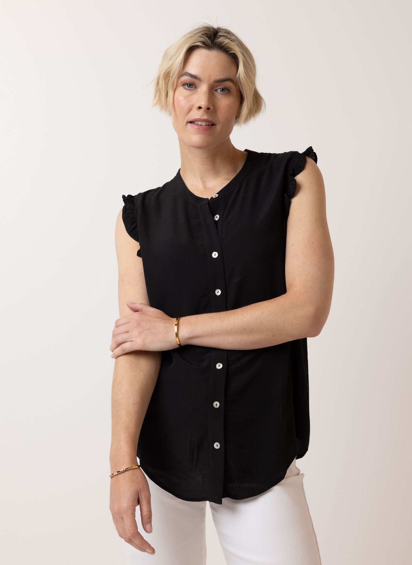 Norah Zwarte blouse black 213782-001