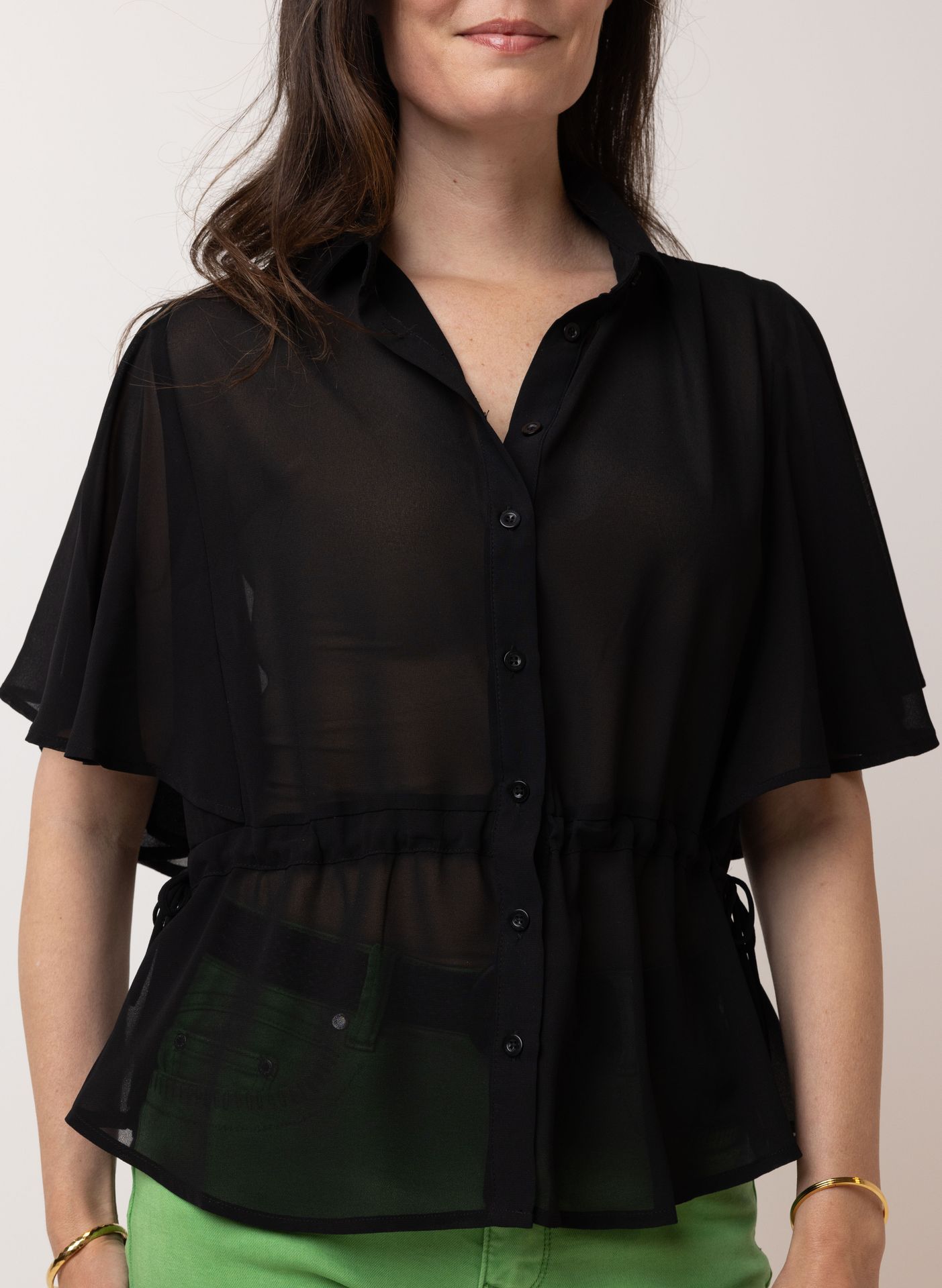 Norah Zwarte blouse black 214284-001