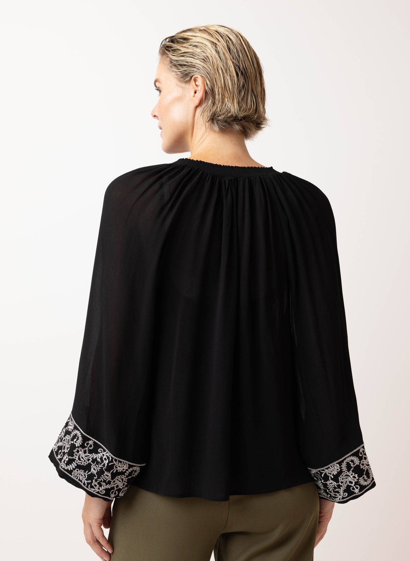 Norah Zwarte blouse black 214484-001