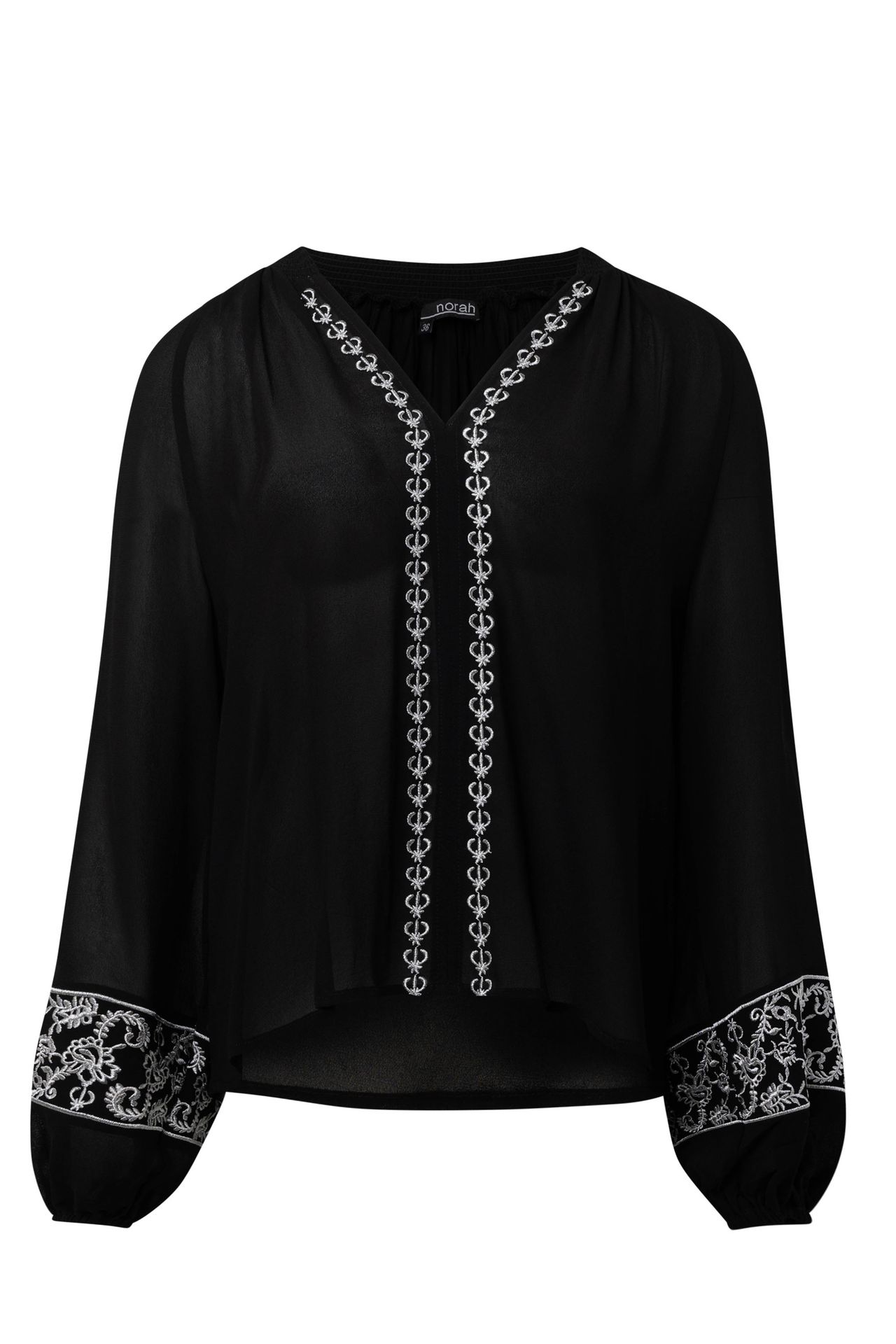 Norah Zwarte blouse black 214484-001