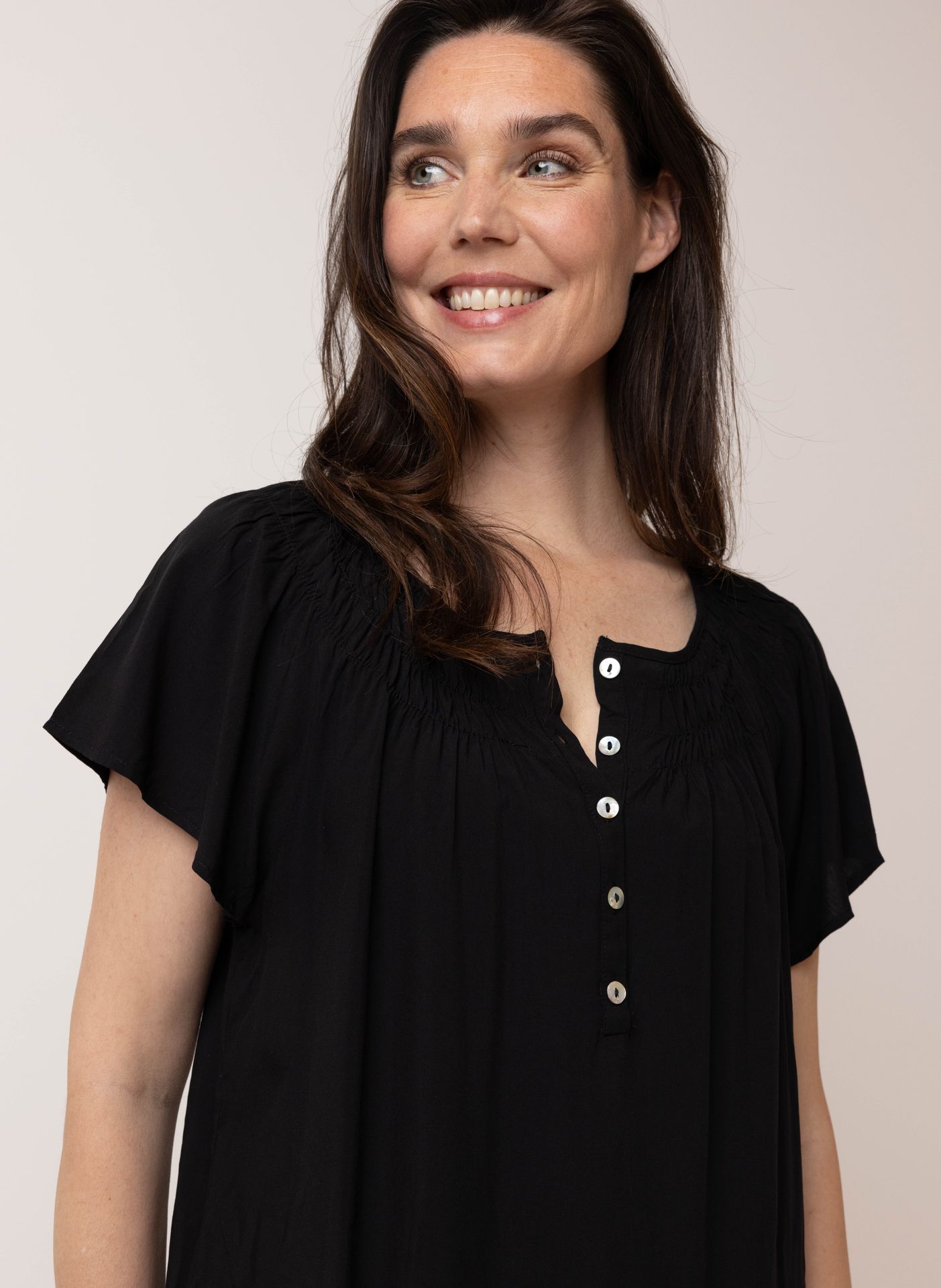 Norah Zwarte blouse black 214509-001