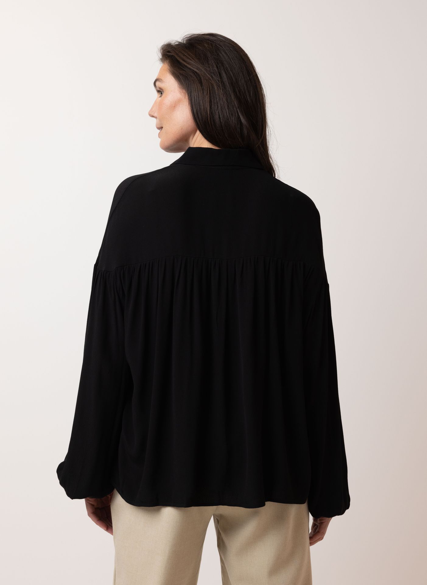 Norah Zwarte blouse black 214803-001