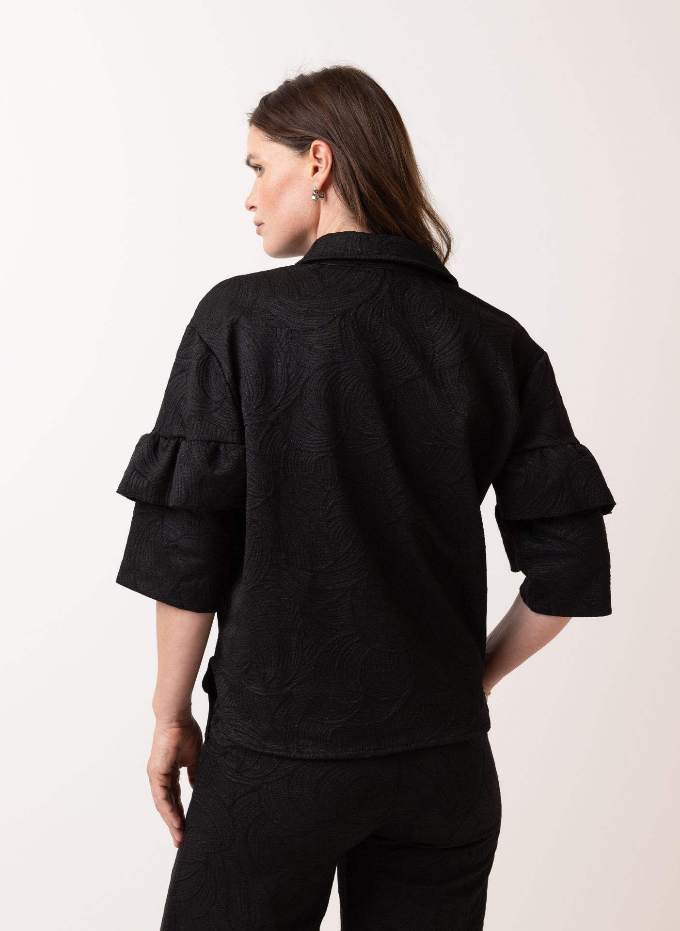 Norah Zwarte blouse black 215567-001