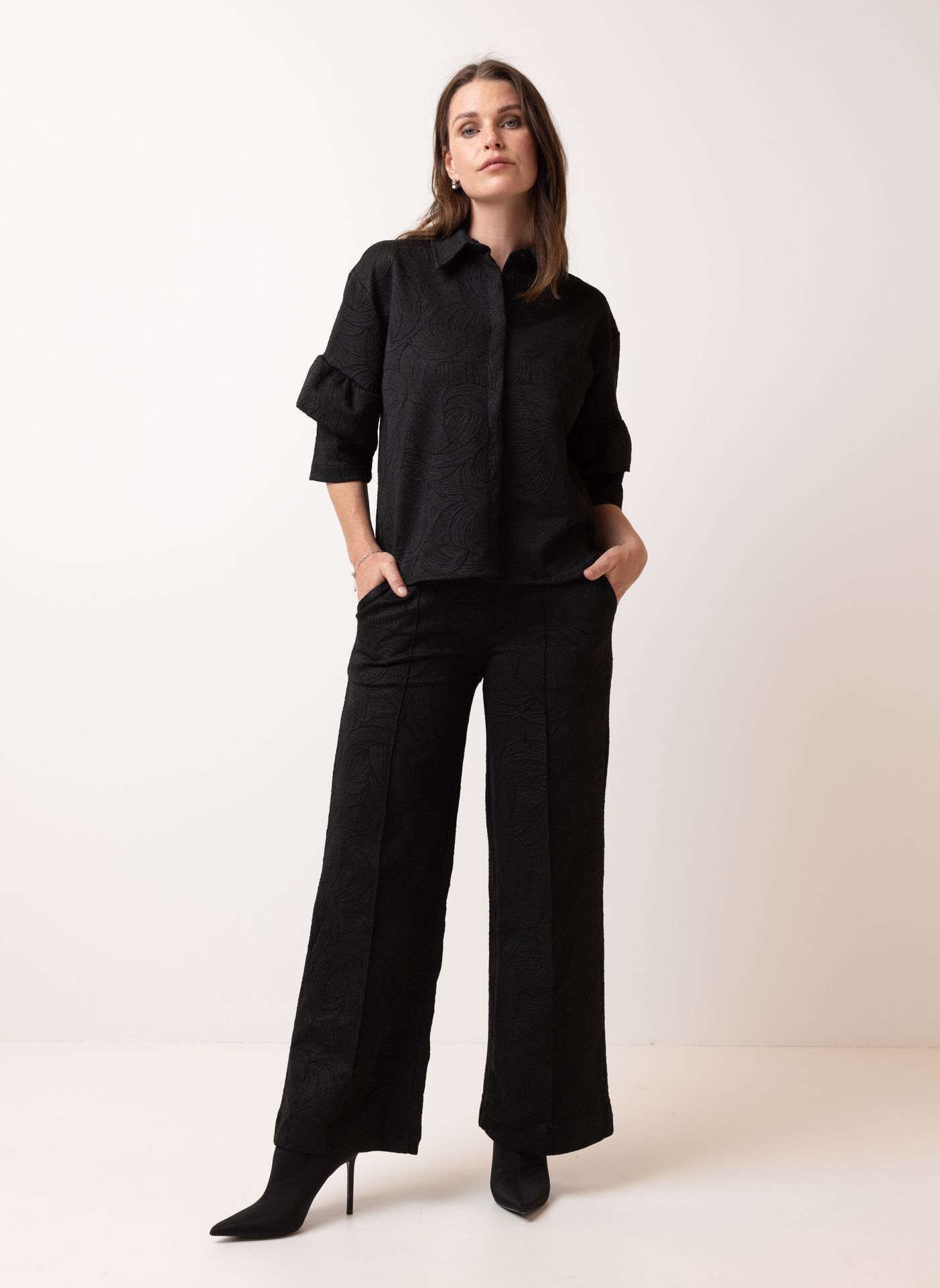 Norah Zwarte blouse black 215567-001