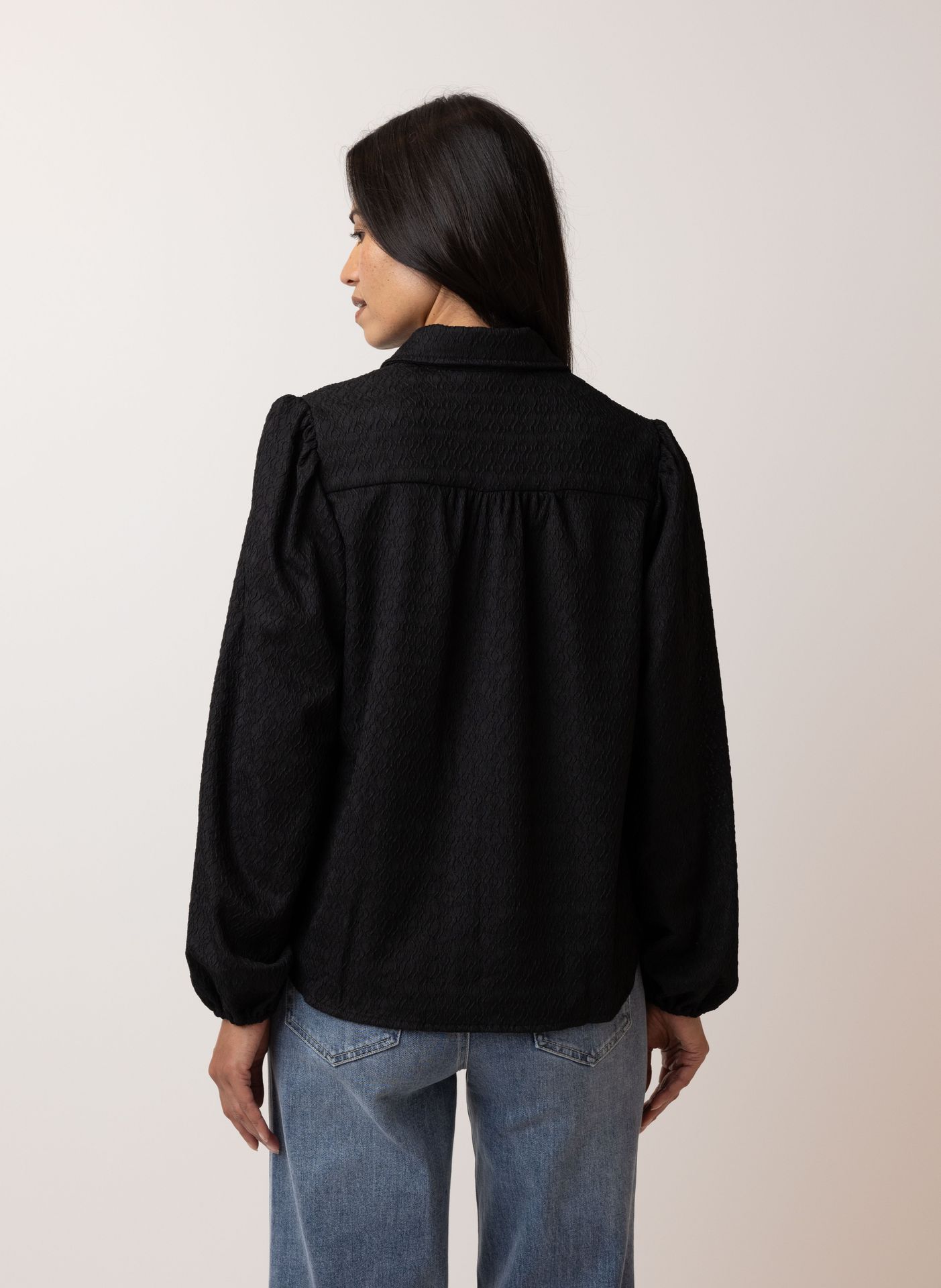 Norah Zwarte blouse black 215929-001