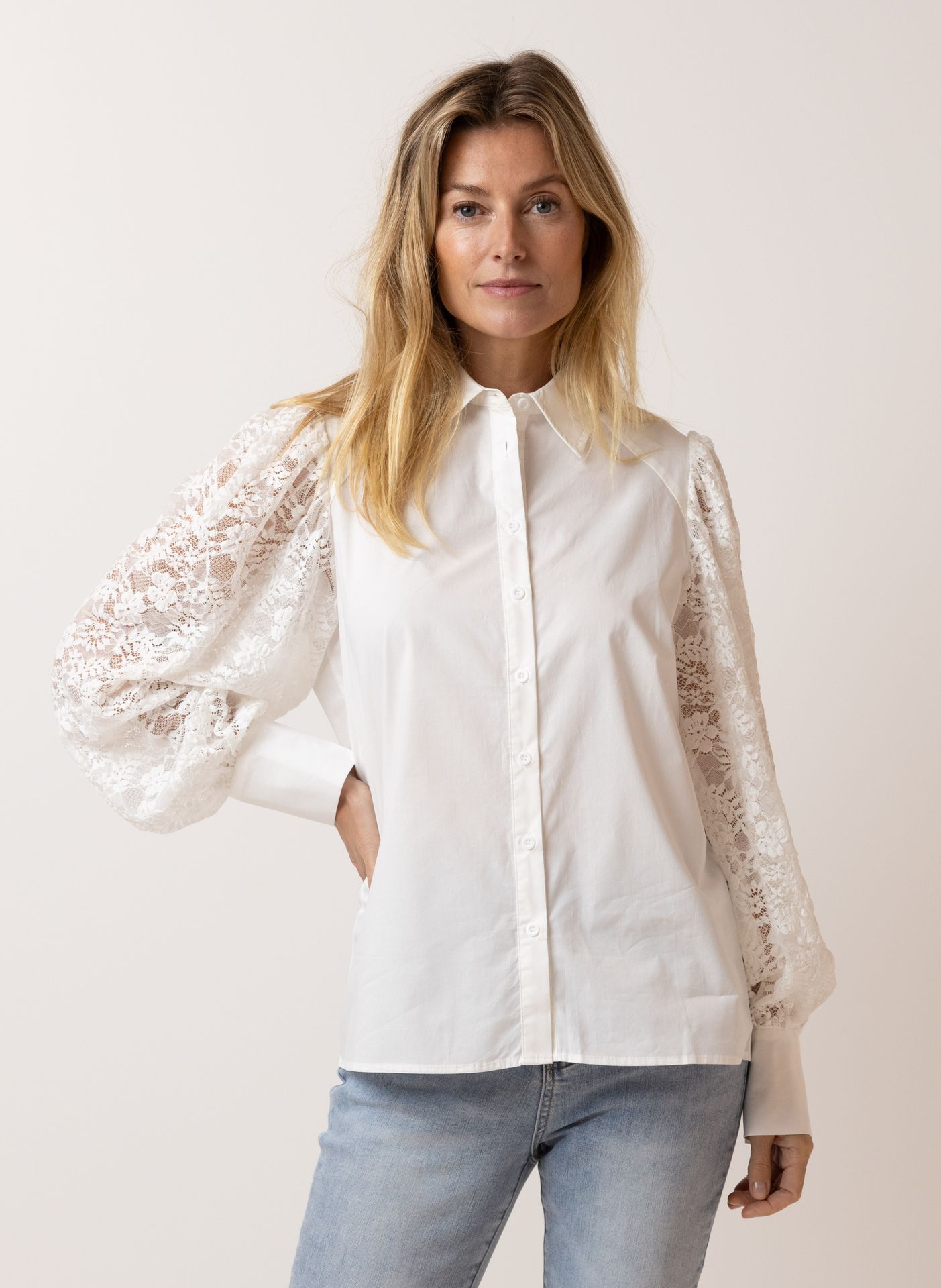 Norah Off-white blouse off-white 215729-101