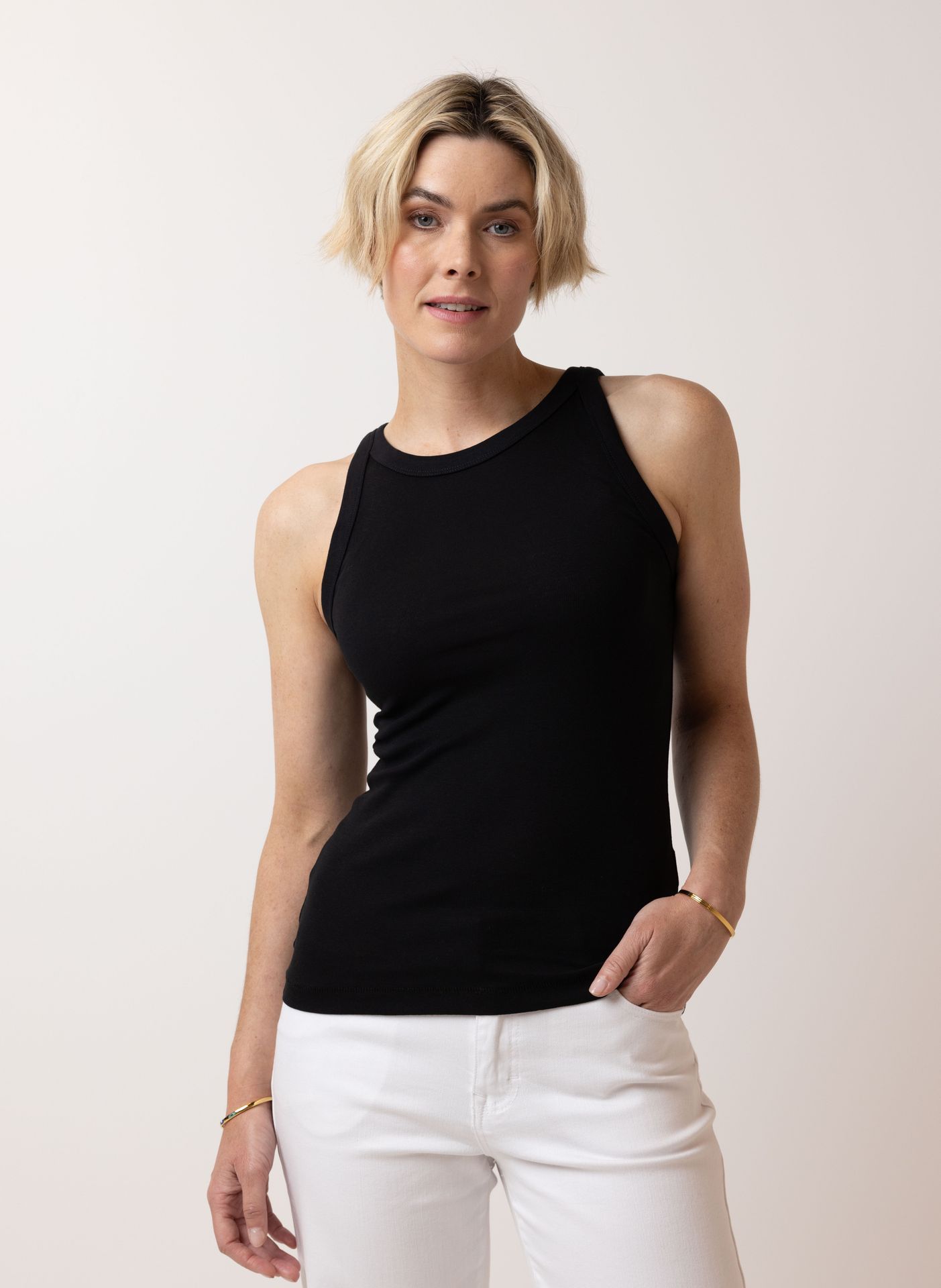 Norah Zwarte top black 214337-001